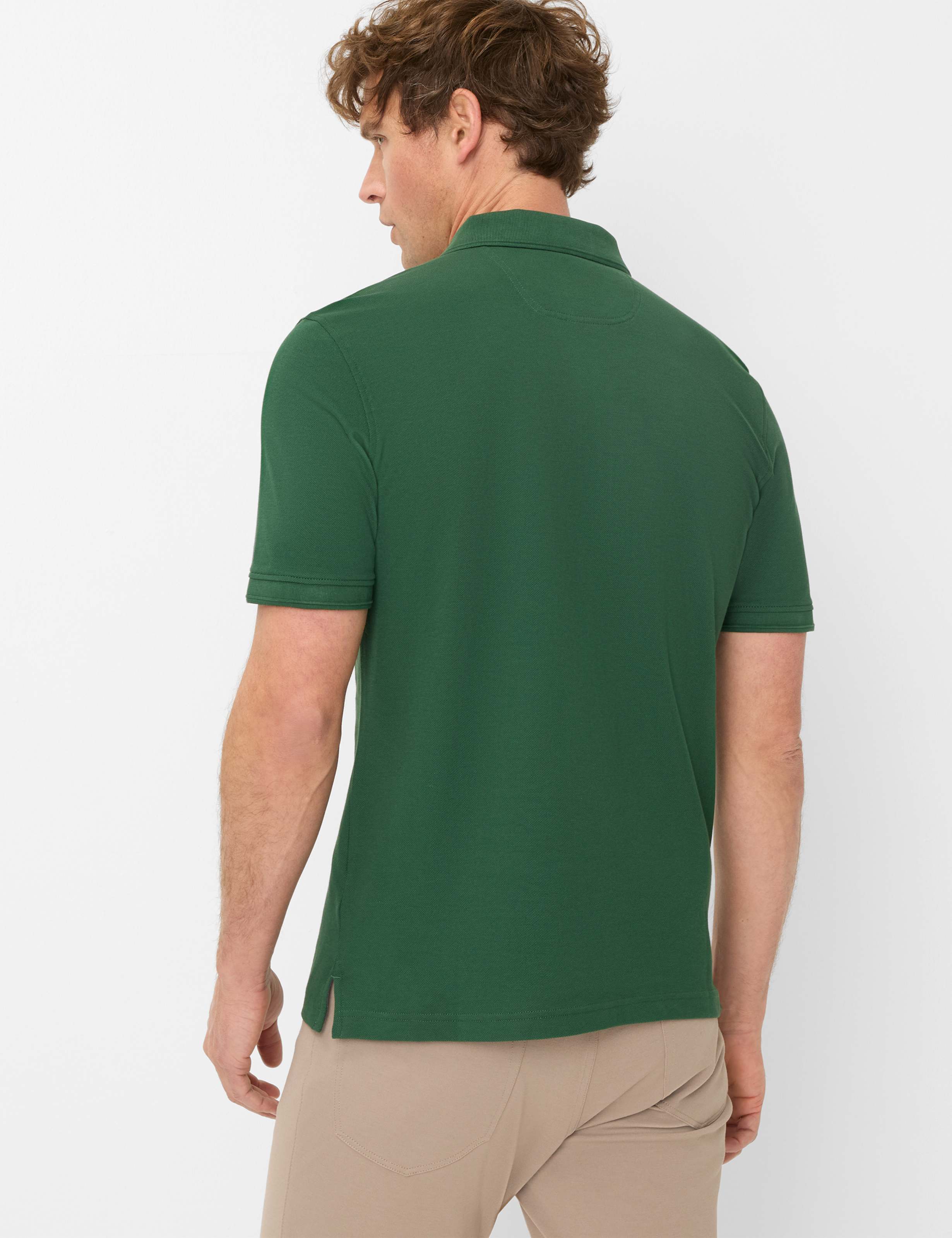 Men Style PETE Dark Green  Model Back