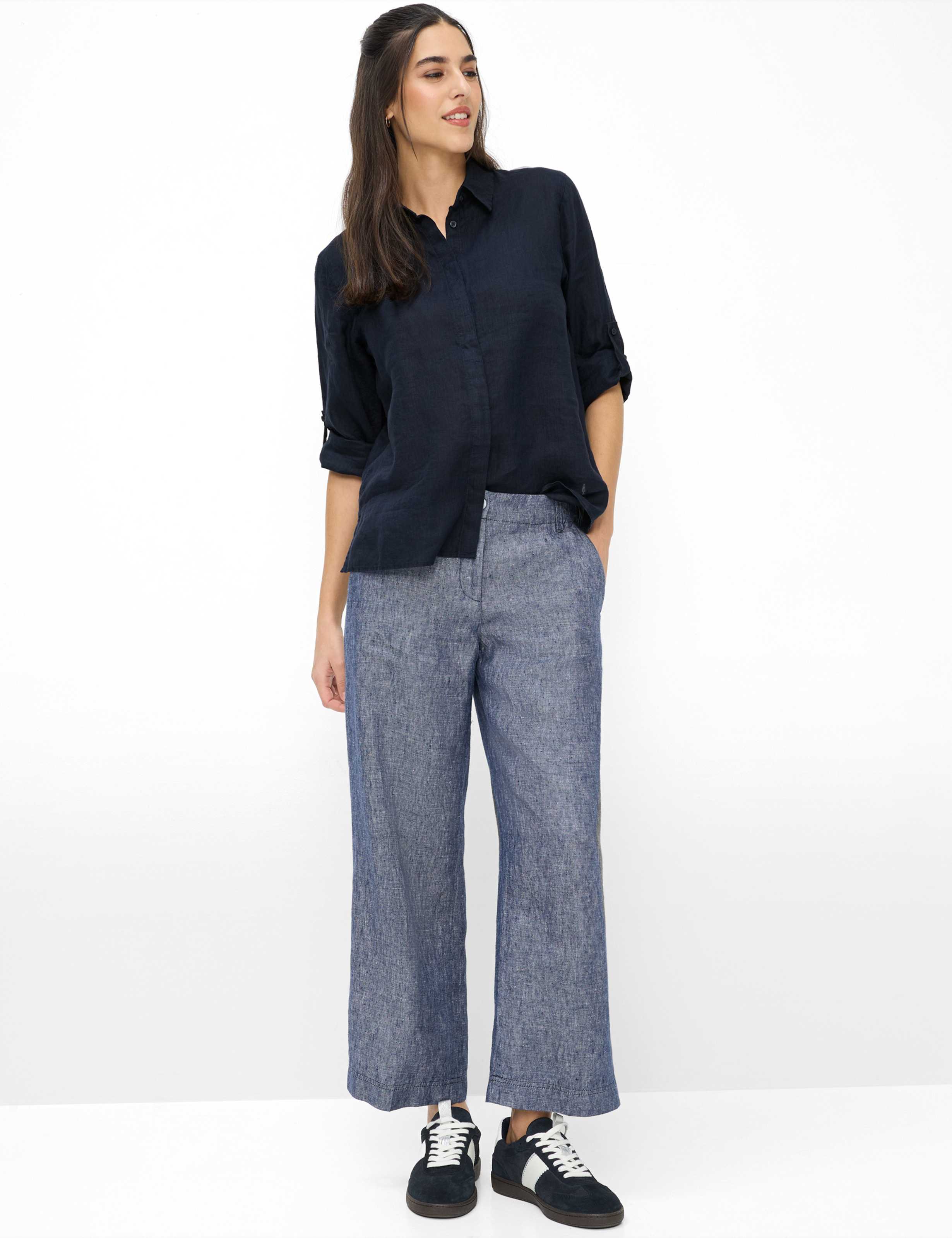 Dames Style VICKI Donkerblauw  Model outfit