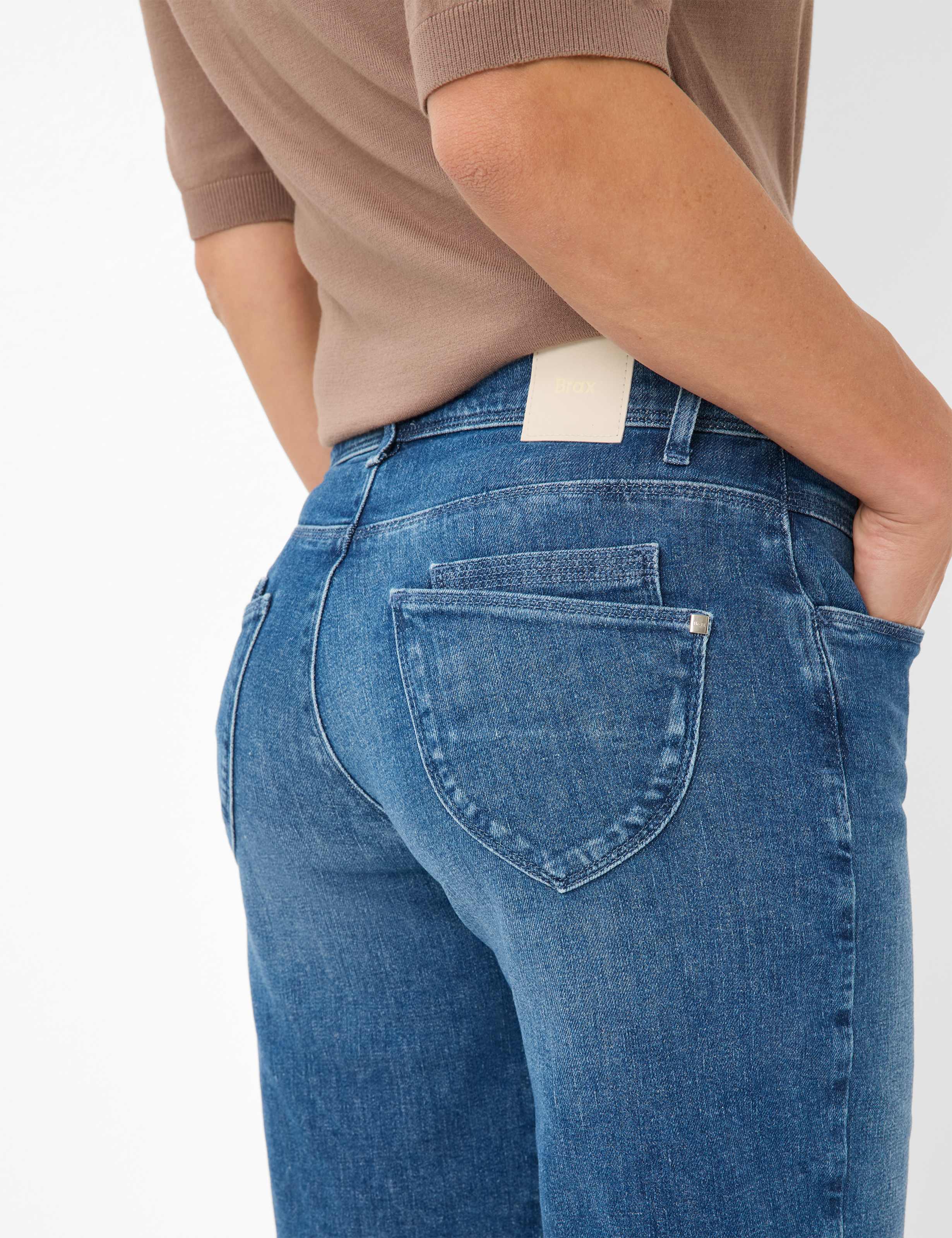 Femme Style MEL B Denim Bleu Relaxed Fit Détail 2
