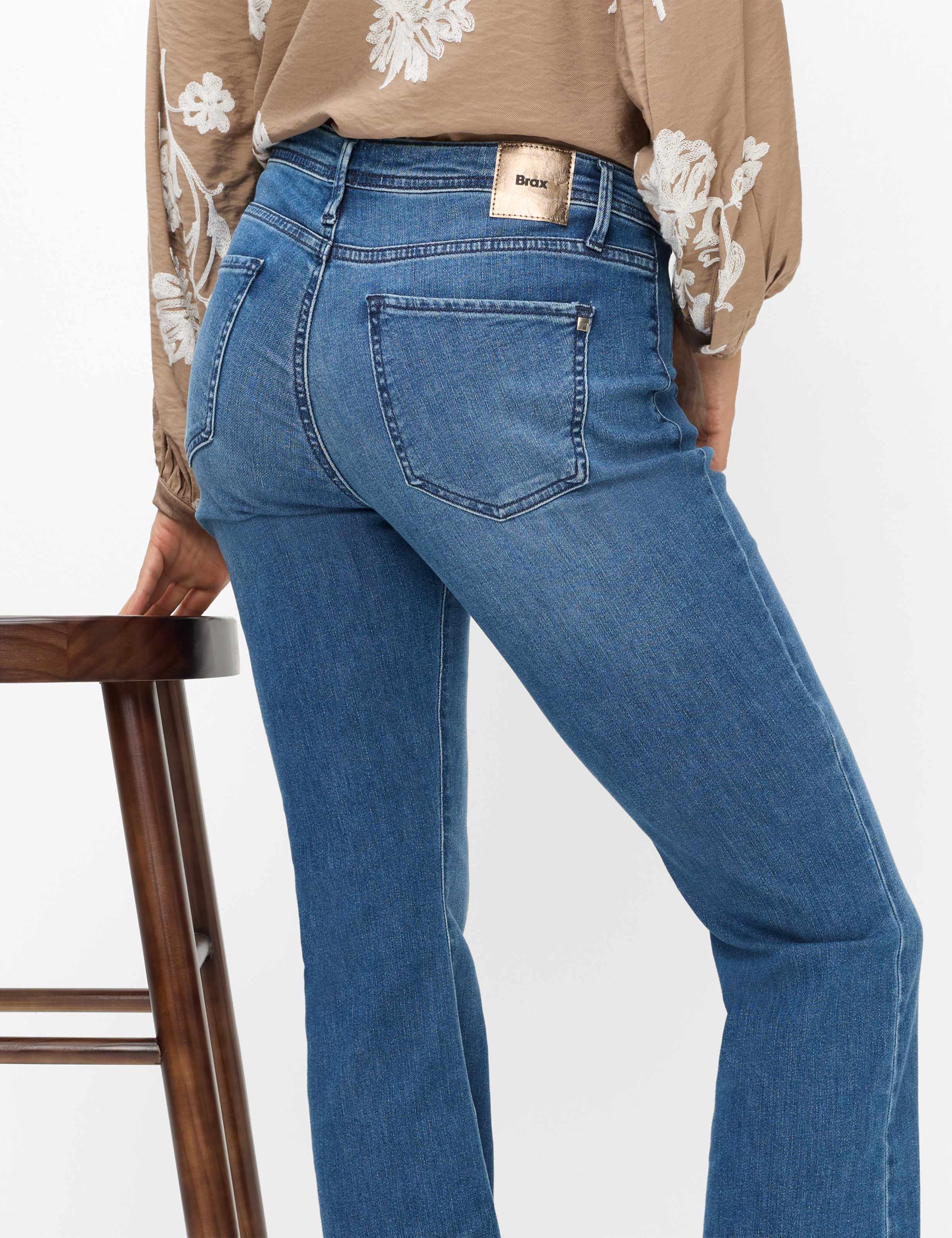 Femme Style SHAKIRA Denim Bleu Clair Slim Fit Détail 1
