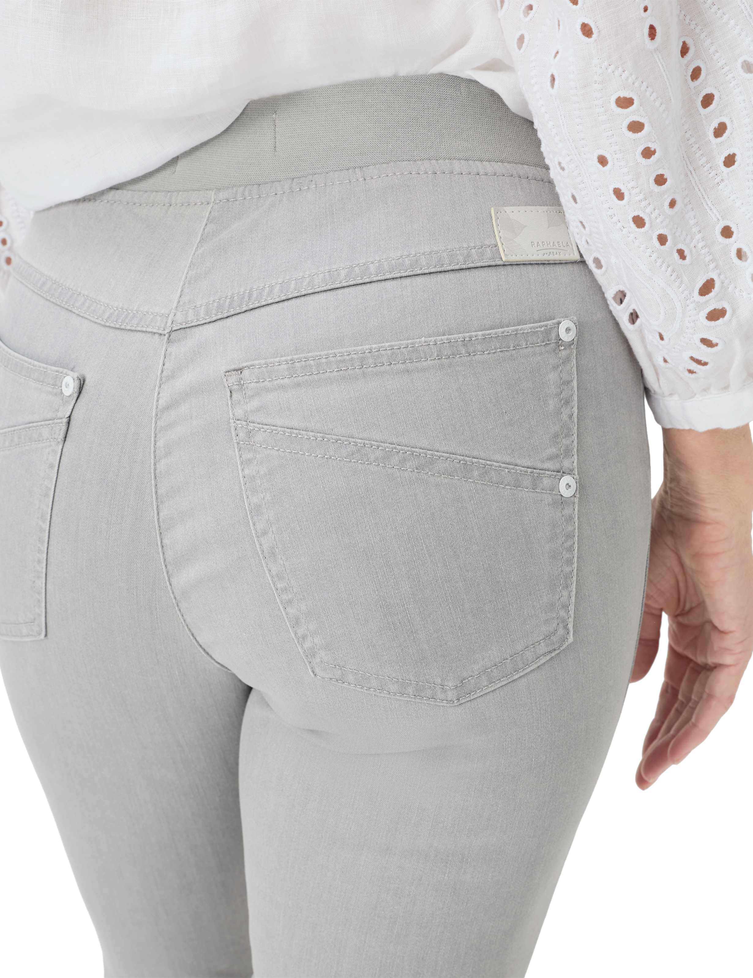Femme Style PAMINA CAPRI Denim Gris Clair Slim Fit Détail 1