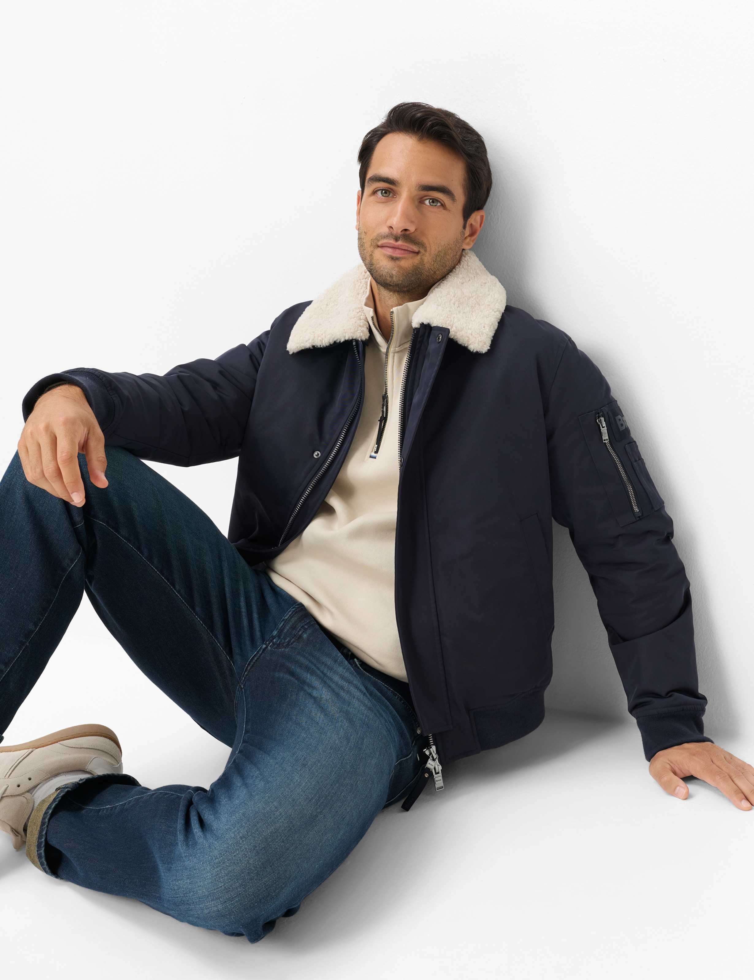 Herren Style LOGAN Dunkelblau  Detail 1