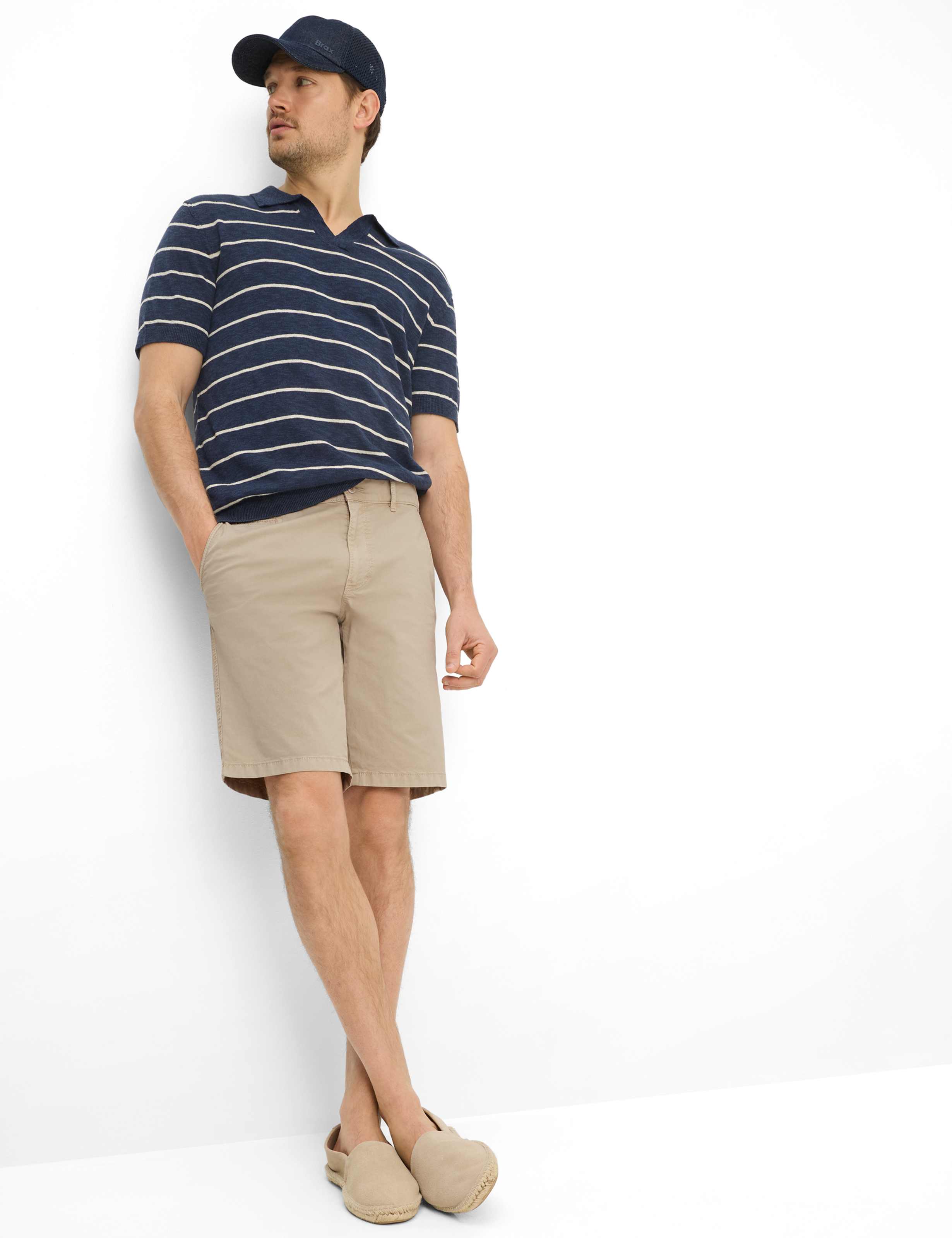 Heren Style BARI Beige Regular Fit Model outfit