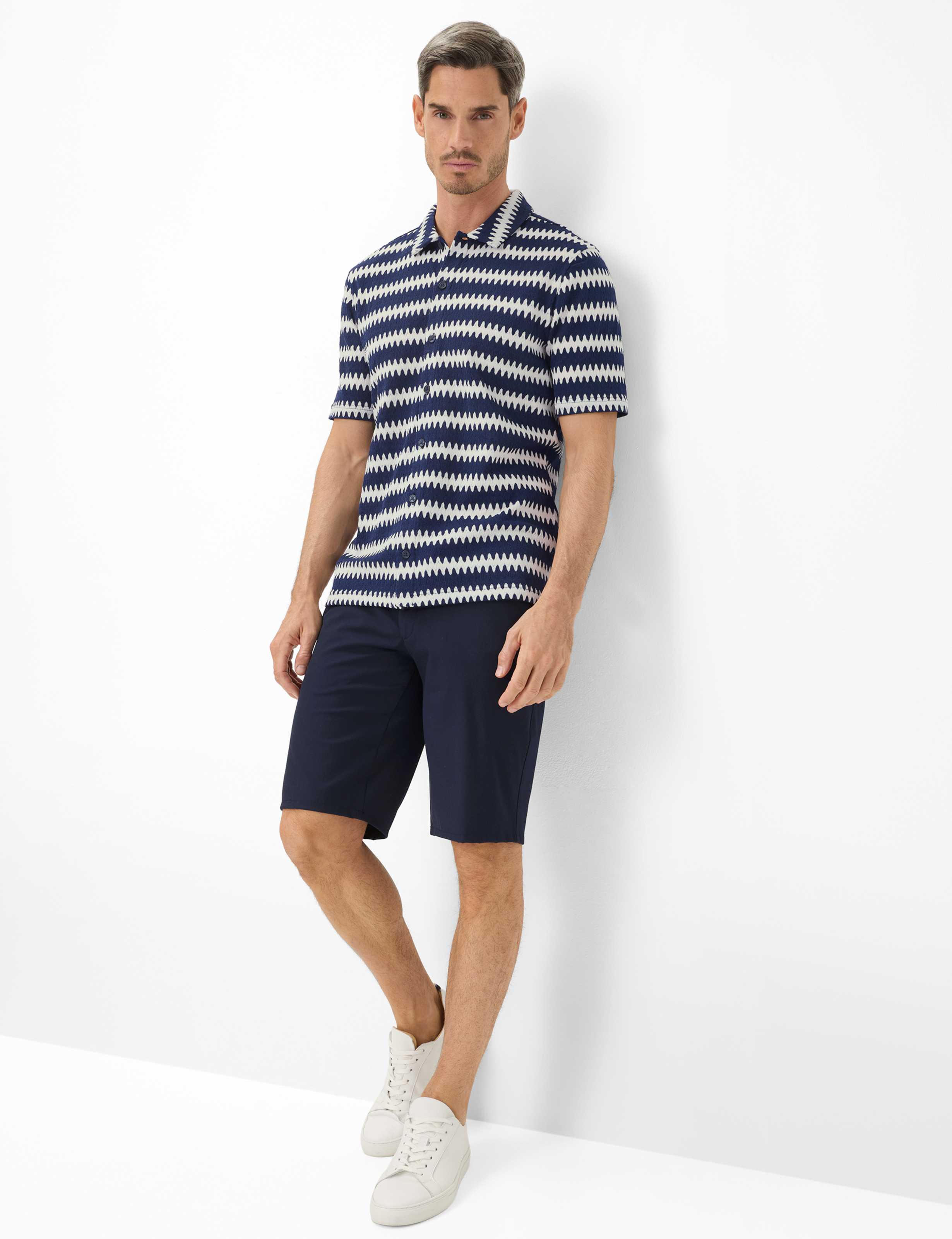 Men Style BENO Dark Blue Regular Fit Model Outfit