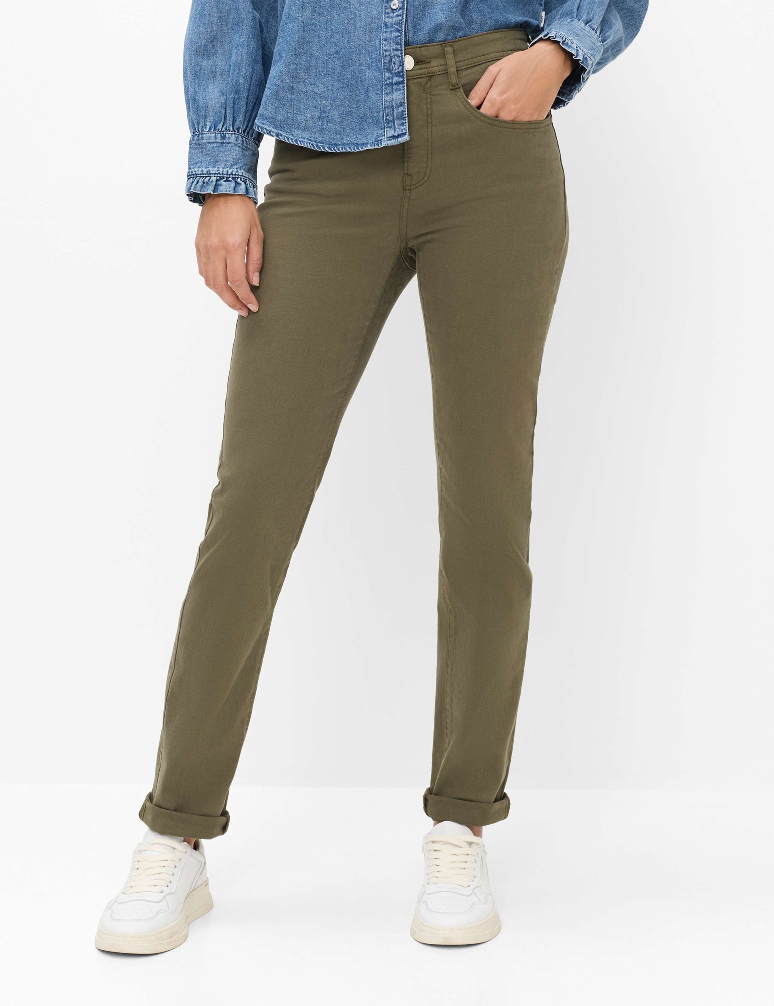 Tons verts, Femme, Style MARY, MODEL_FRONT_ISHOP