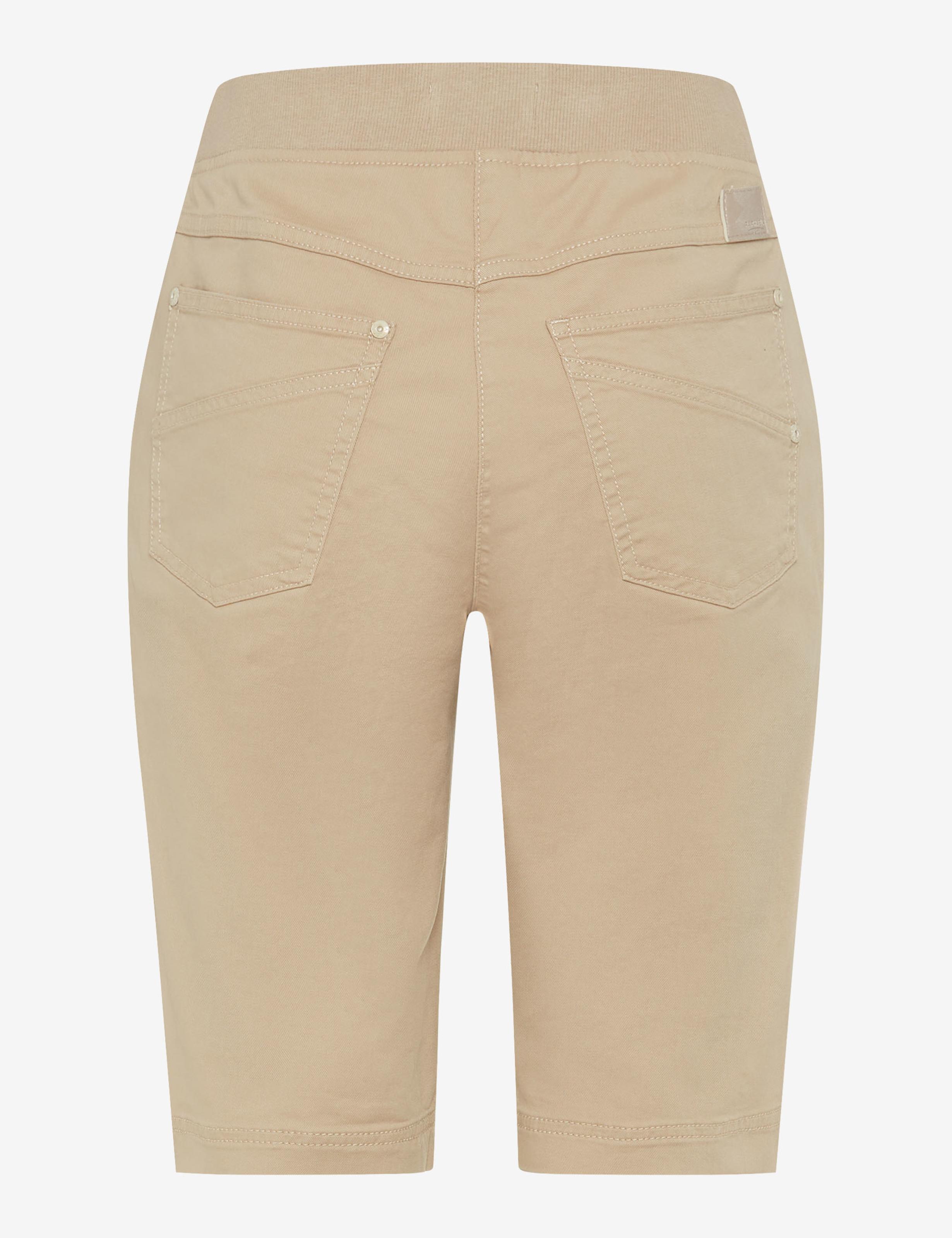 Damen Style PAMINA BERMUDA Beige Slim Fit Freisteller Rueck