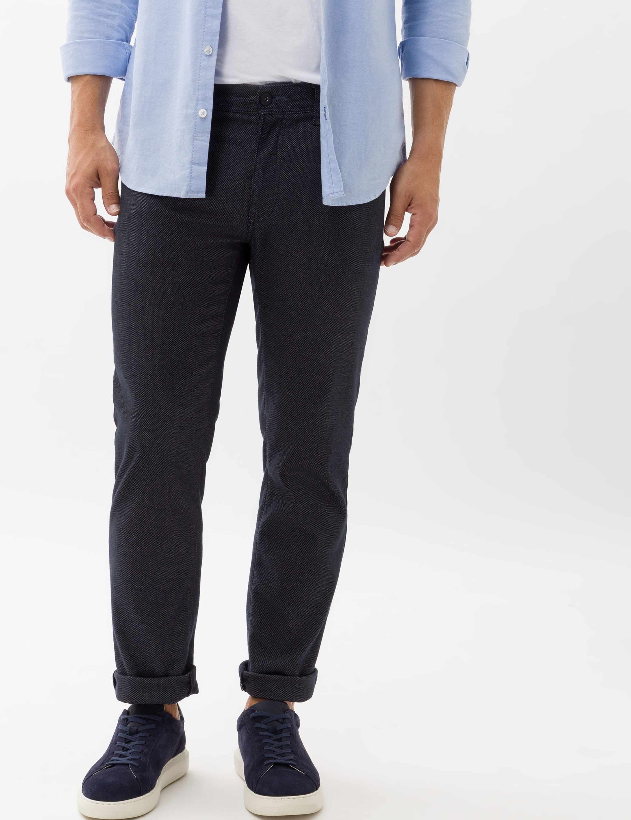 Men's fashion Pants Style CADIZ Dark Blue Straight Fit Men's fashion Pants Style CADIZ Dark Blue Straight Fit