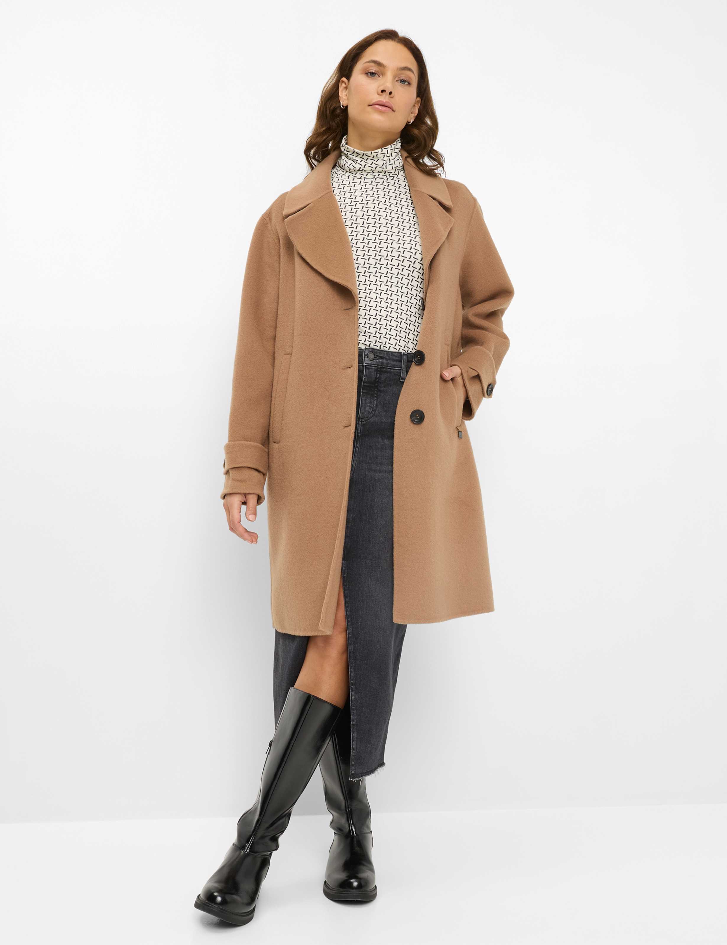 Dames Style CARINA L Crème Wit  Model outfit