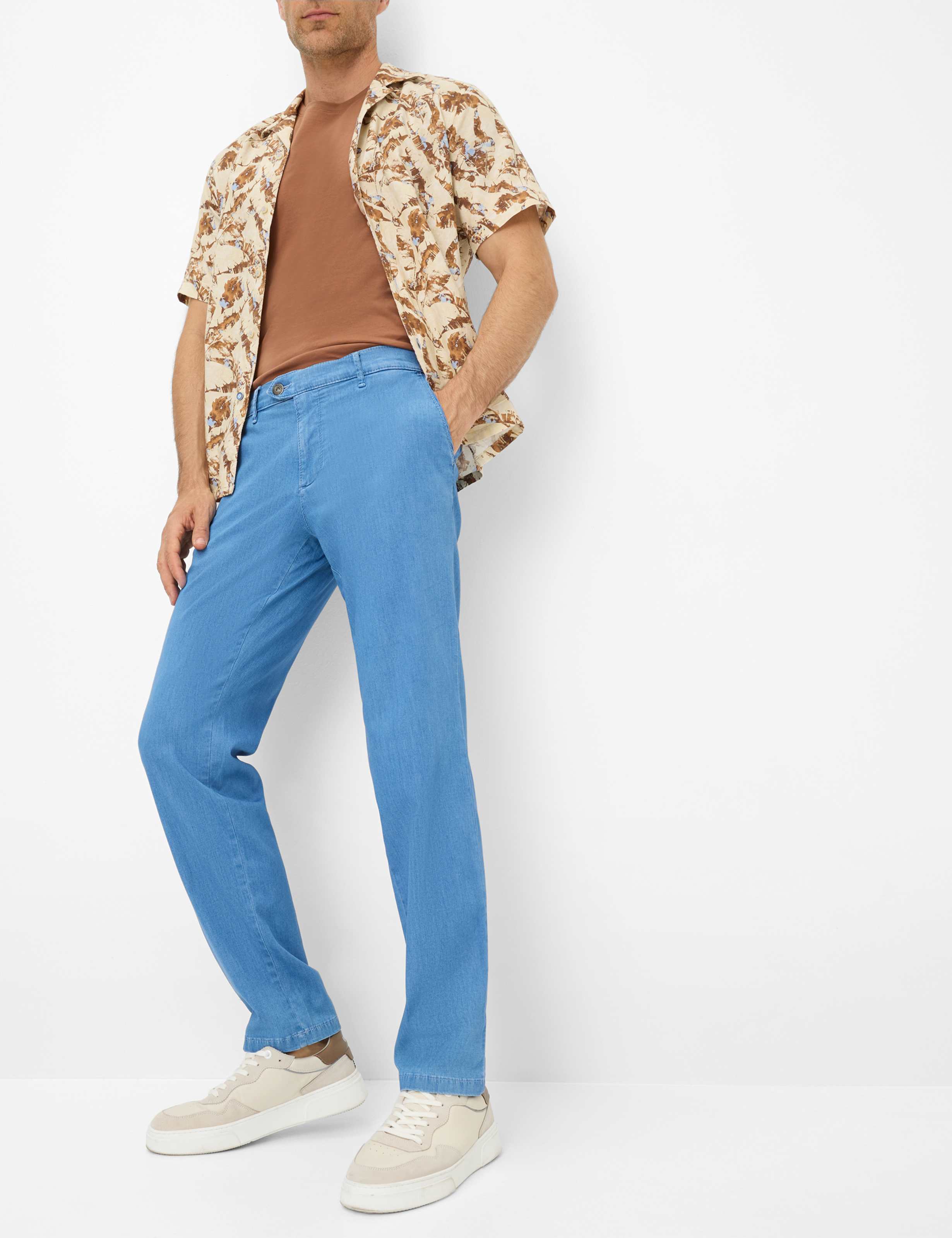 Men Style JIM Denim Blue Regular Fit Detail 1