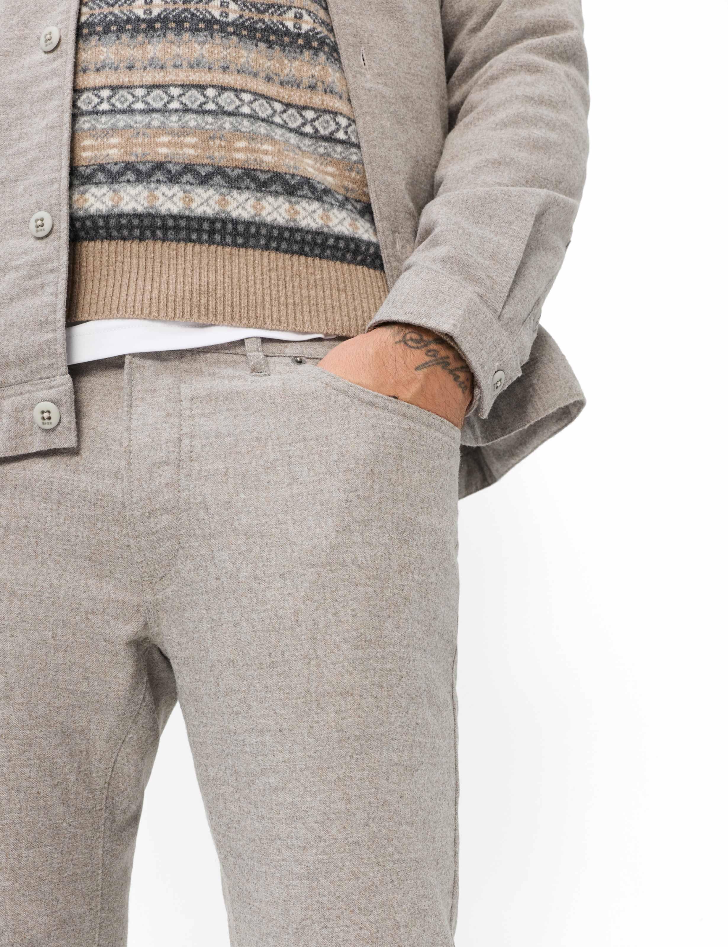 Men Style CHUCK Light brown – Taupe Modern Fit Detail 2
