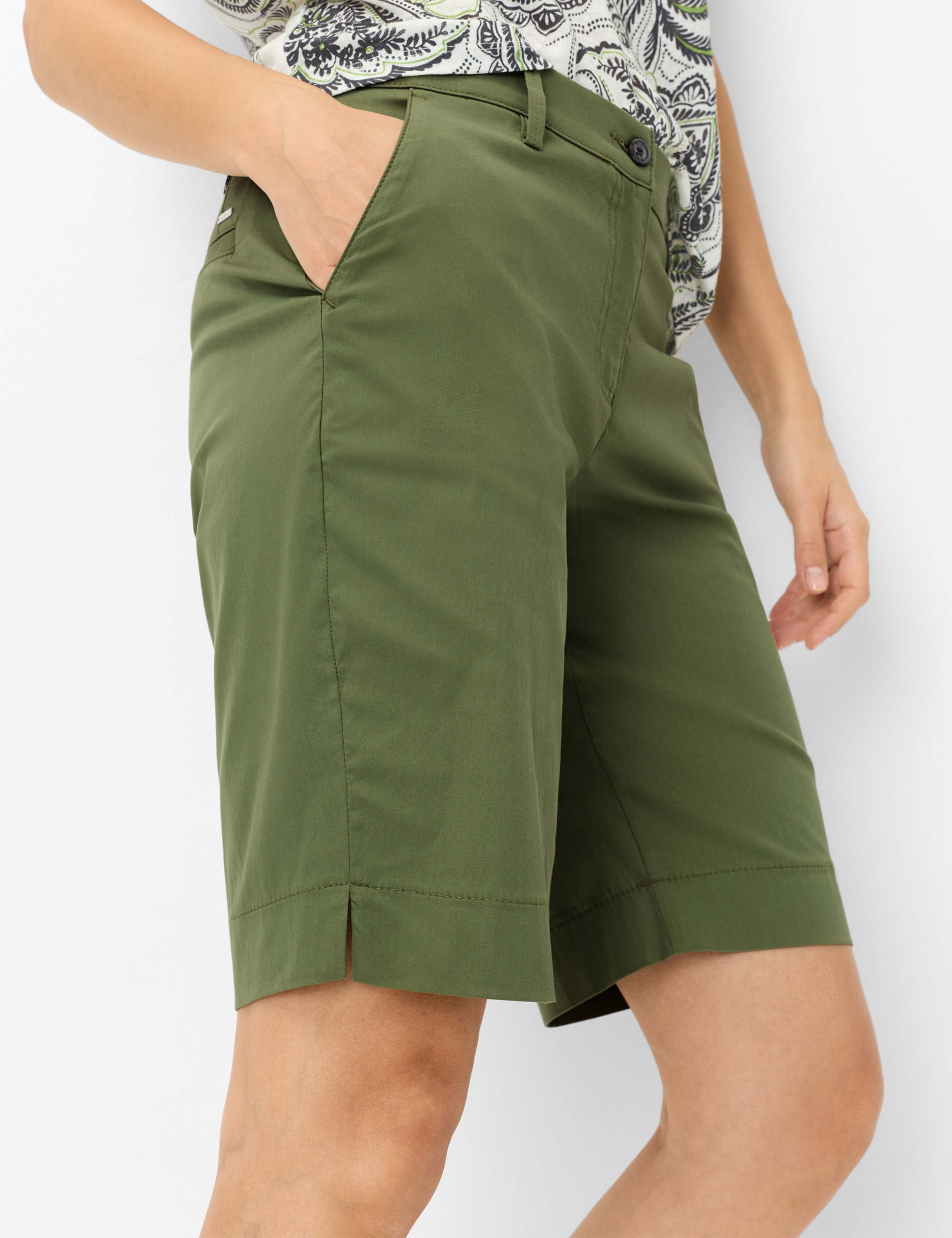 Damen Style MIA B Grün - Oliv Regular Fit Detail 1