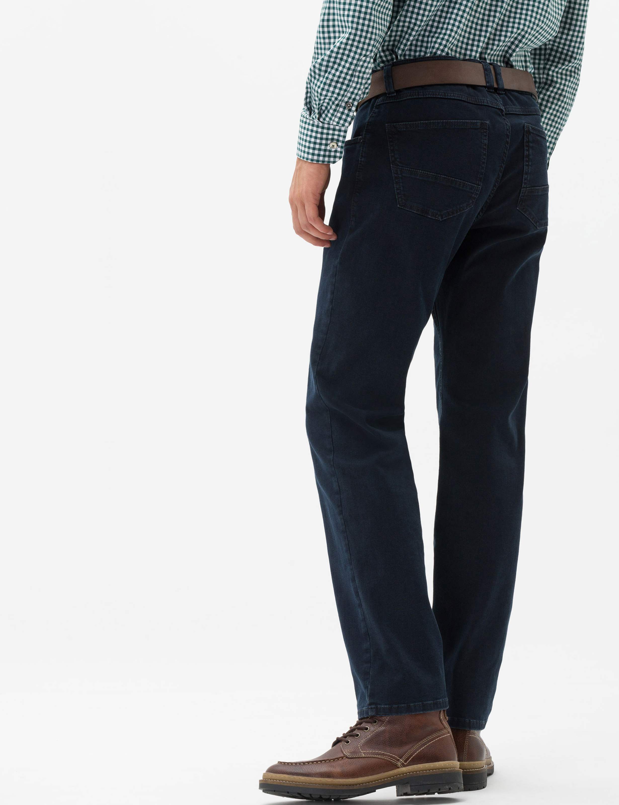 Men Style LUKE Denim Dark Blue Regular Fit Model Outfit