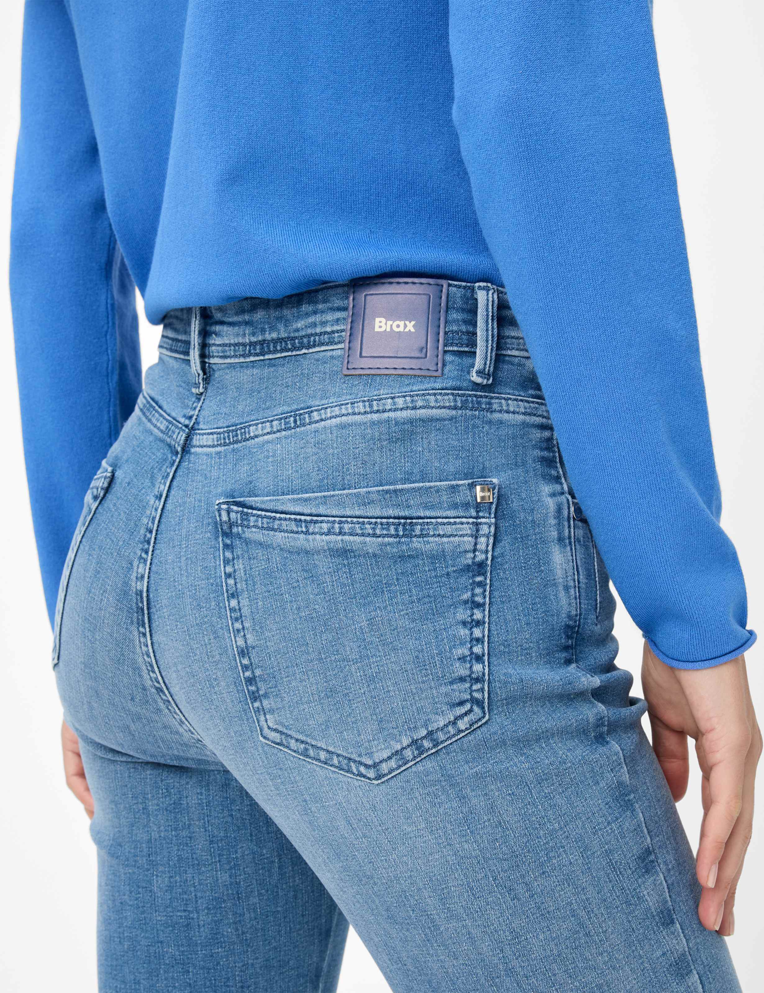 Femme Style MARY Denim Bleu Regular Fit Détail 2