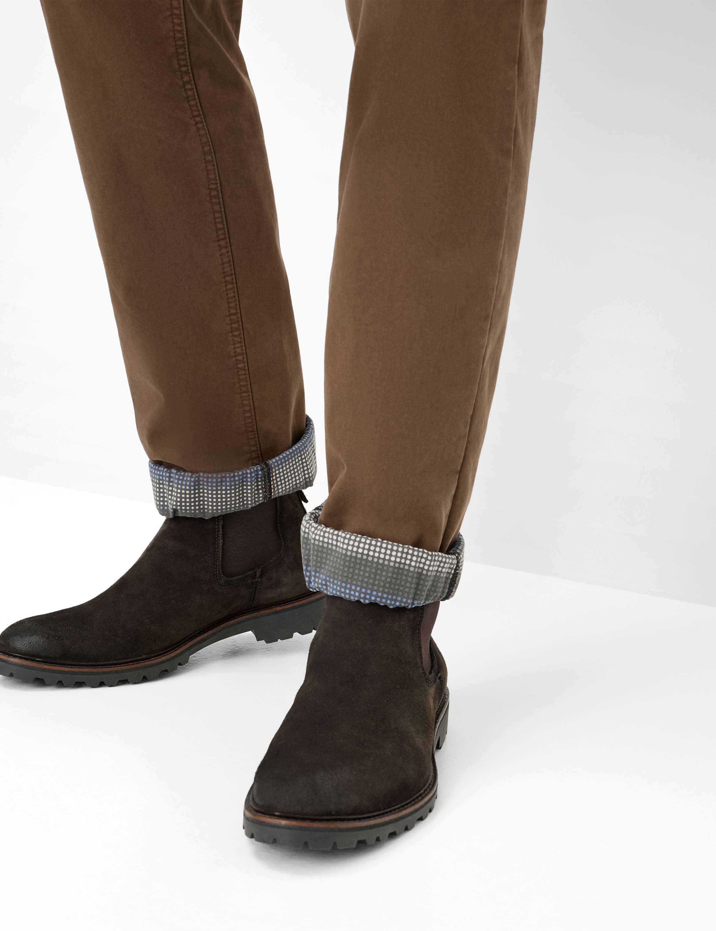 Homme Style COOPER TT Marron Regular Fit Détail 2