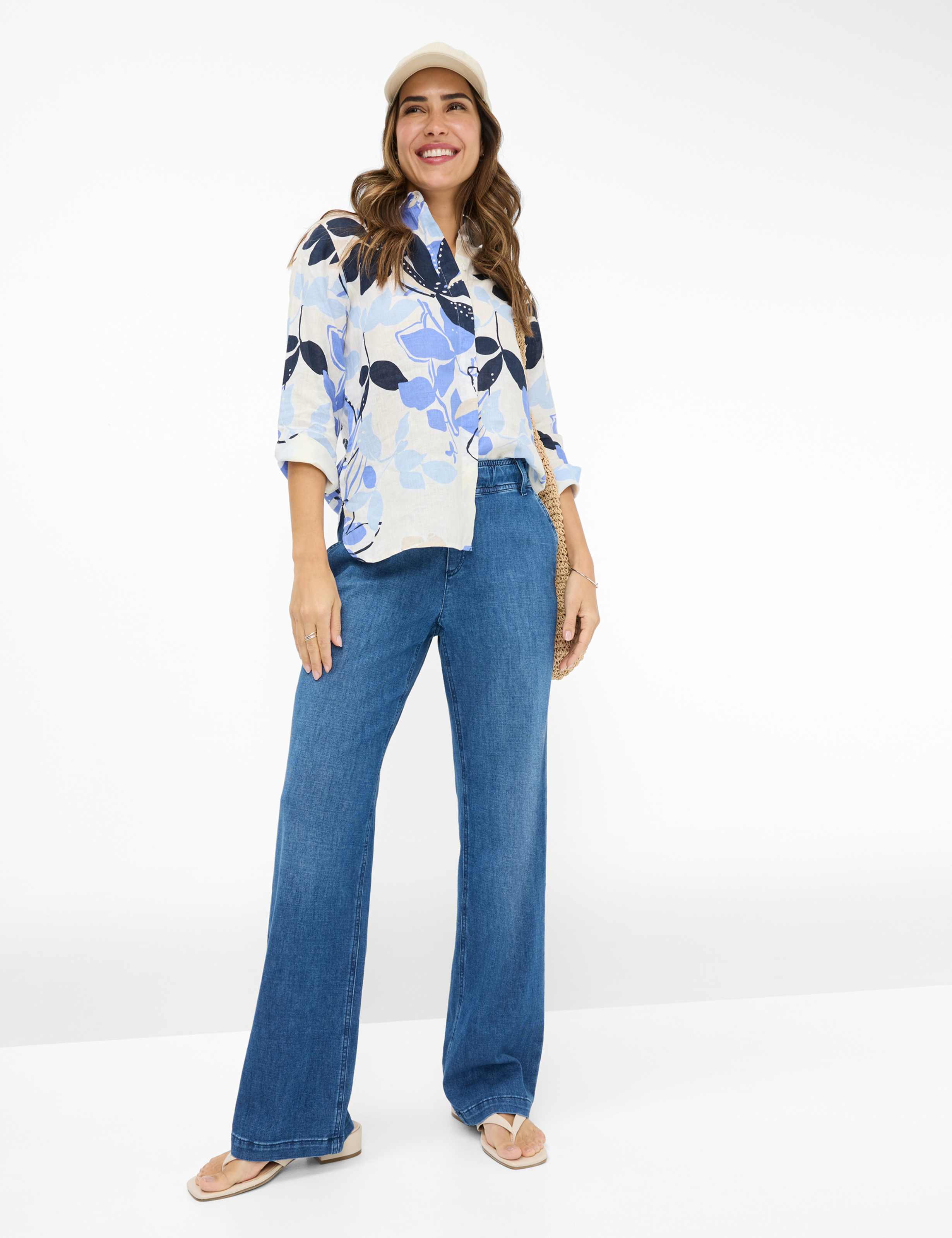 Femme Style VICKI Bleu  Tenue du mannequin