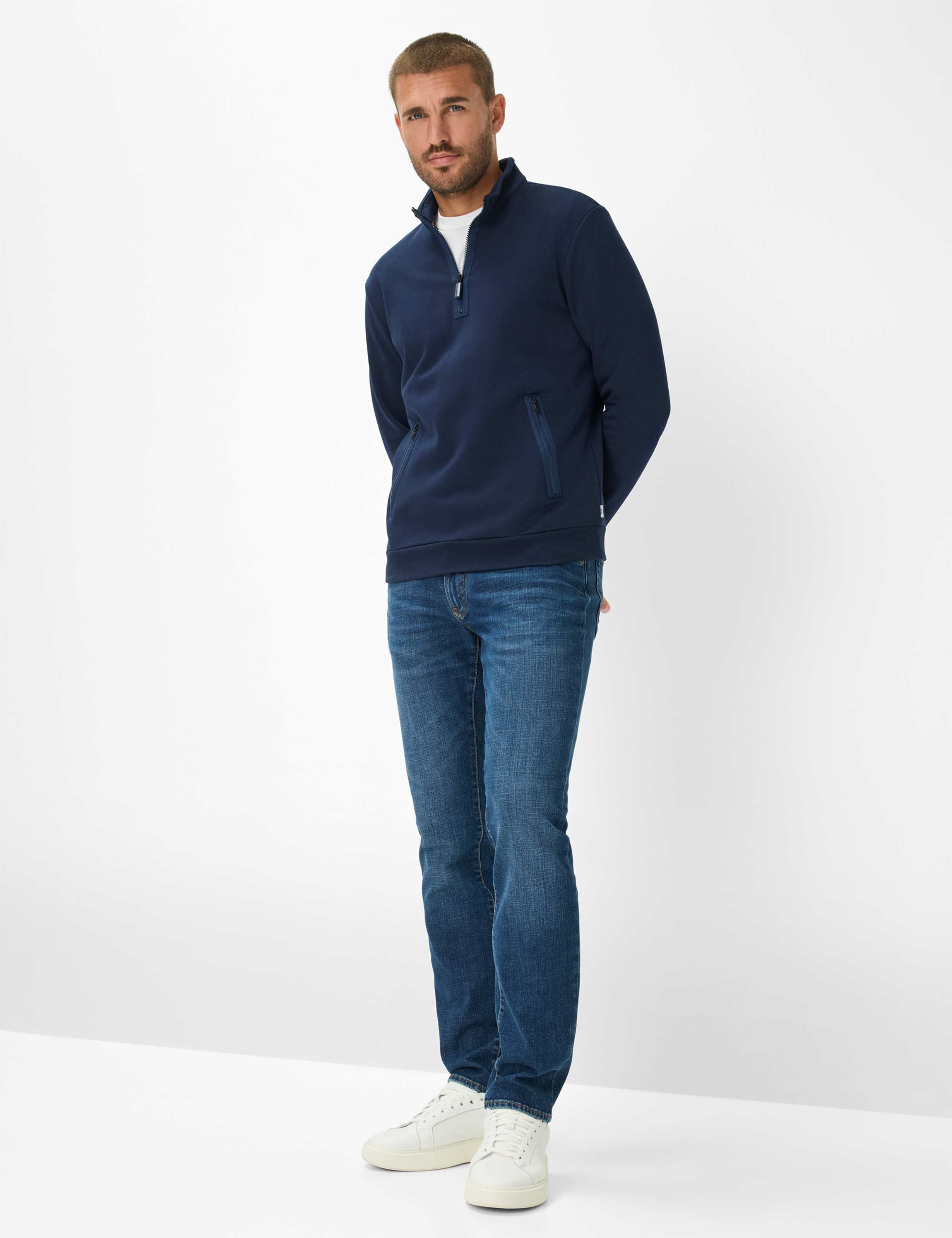 Herren Style SION Blau  Model Outfit