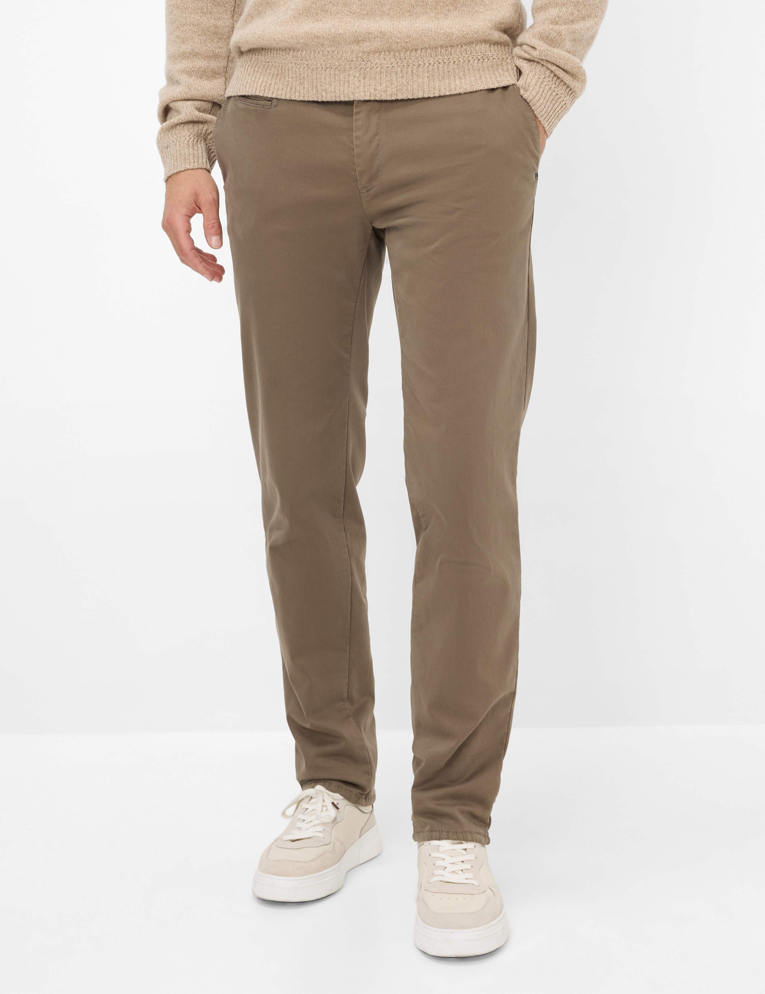 Thumbnail - Brax Herren Chino Style FABIO TT THYME Grün Oliv, grün - oliv, Gr. 34/32