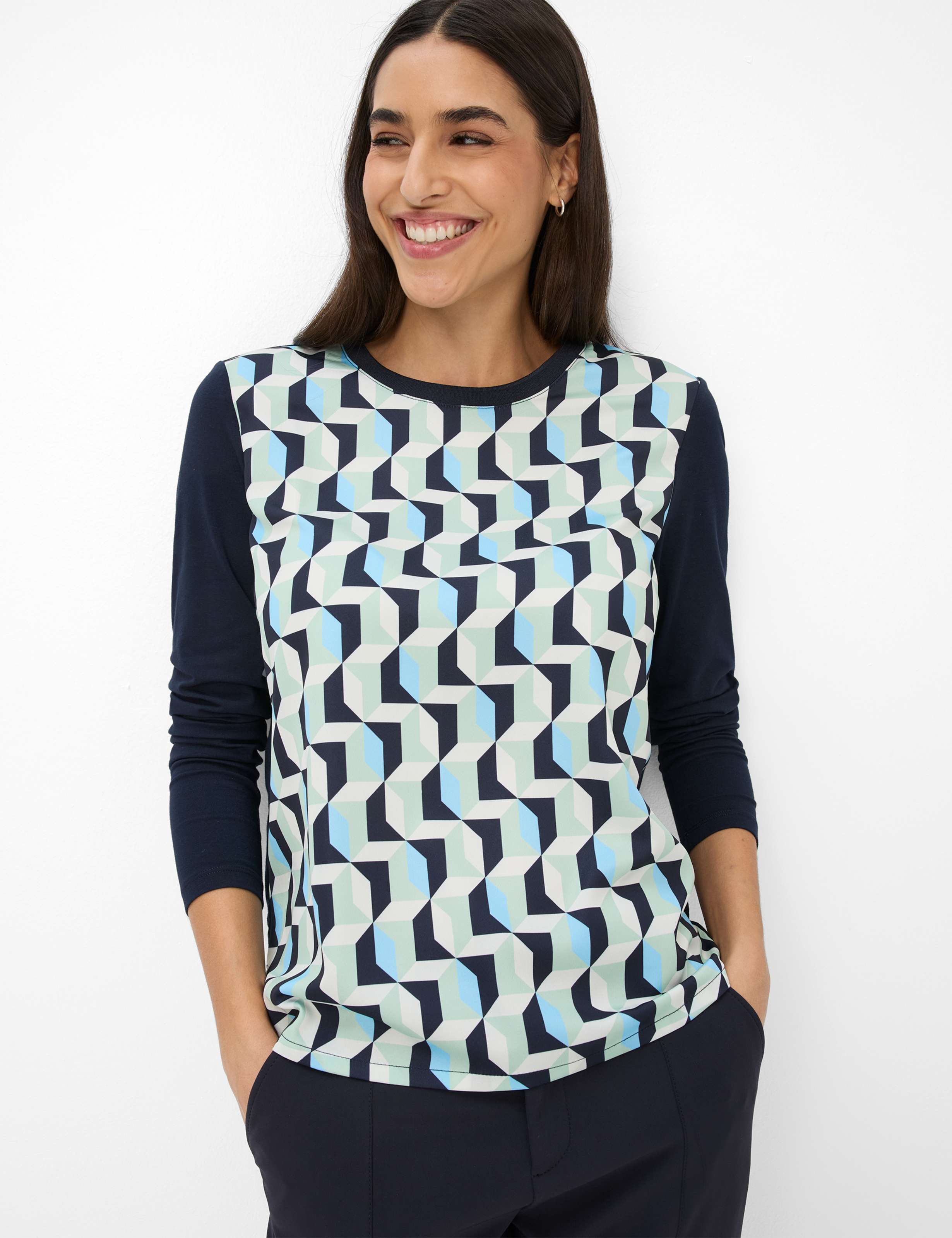 Blautöne, Damen, Style CLARA, MODEL_FRONT_ISHOP