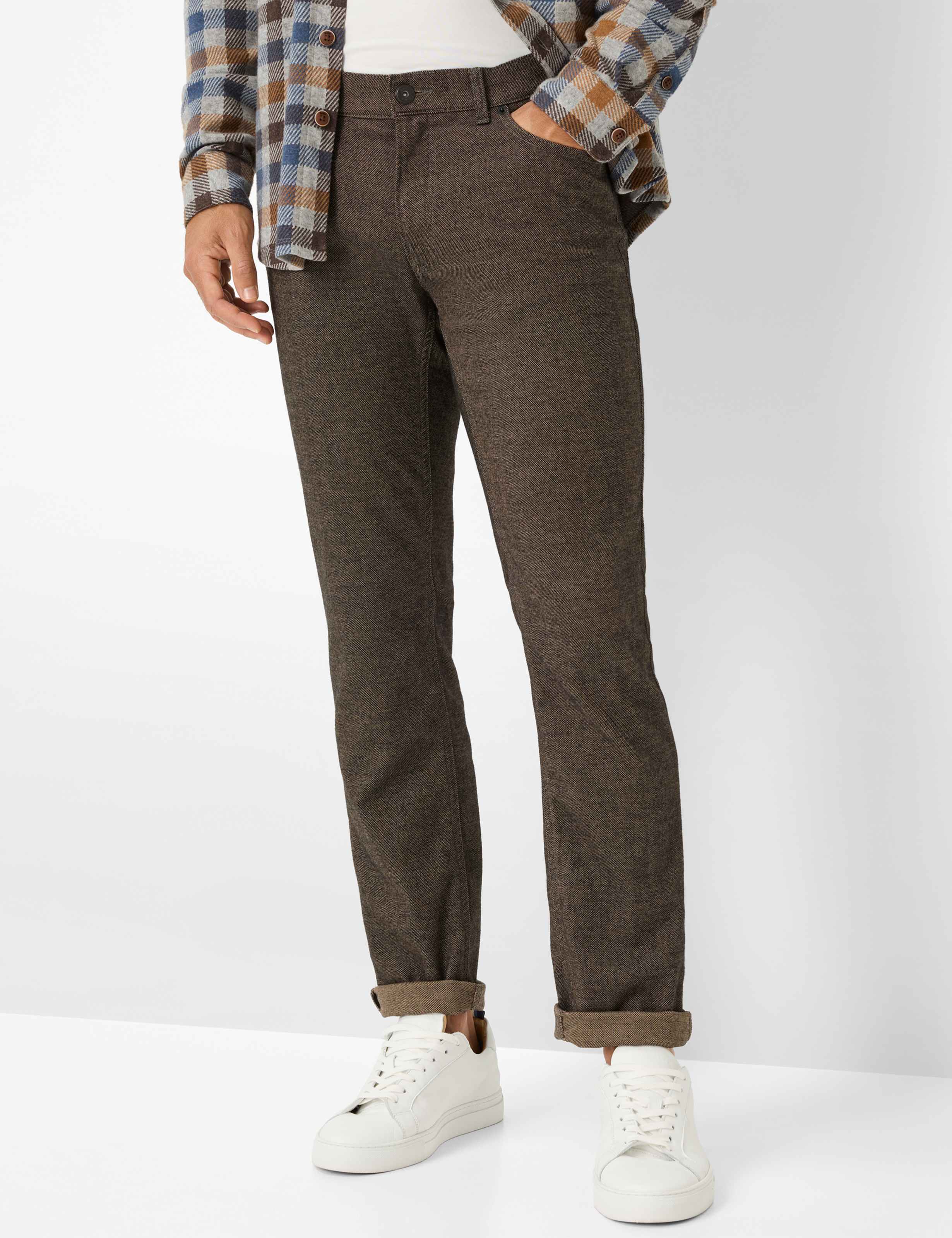 Thumbnail - Brax Herren Five-Pocket-Hose Style CHUCK HAZEL, braun, Gr. 32/32