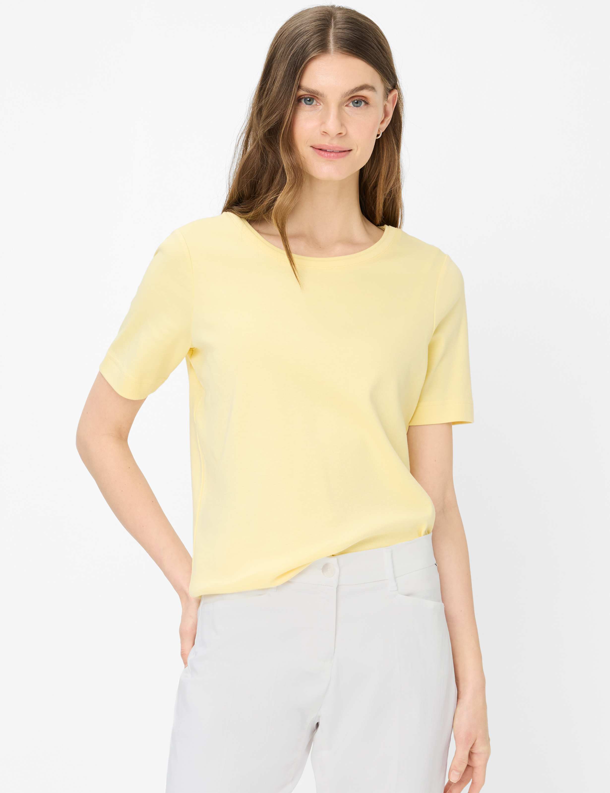 Thumbnail - Brax Damen Shirt Style CIRA S limoncello, hellgelb, Gr. 34