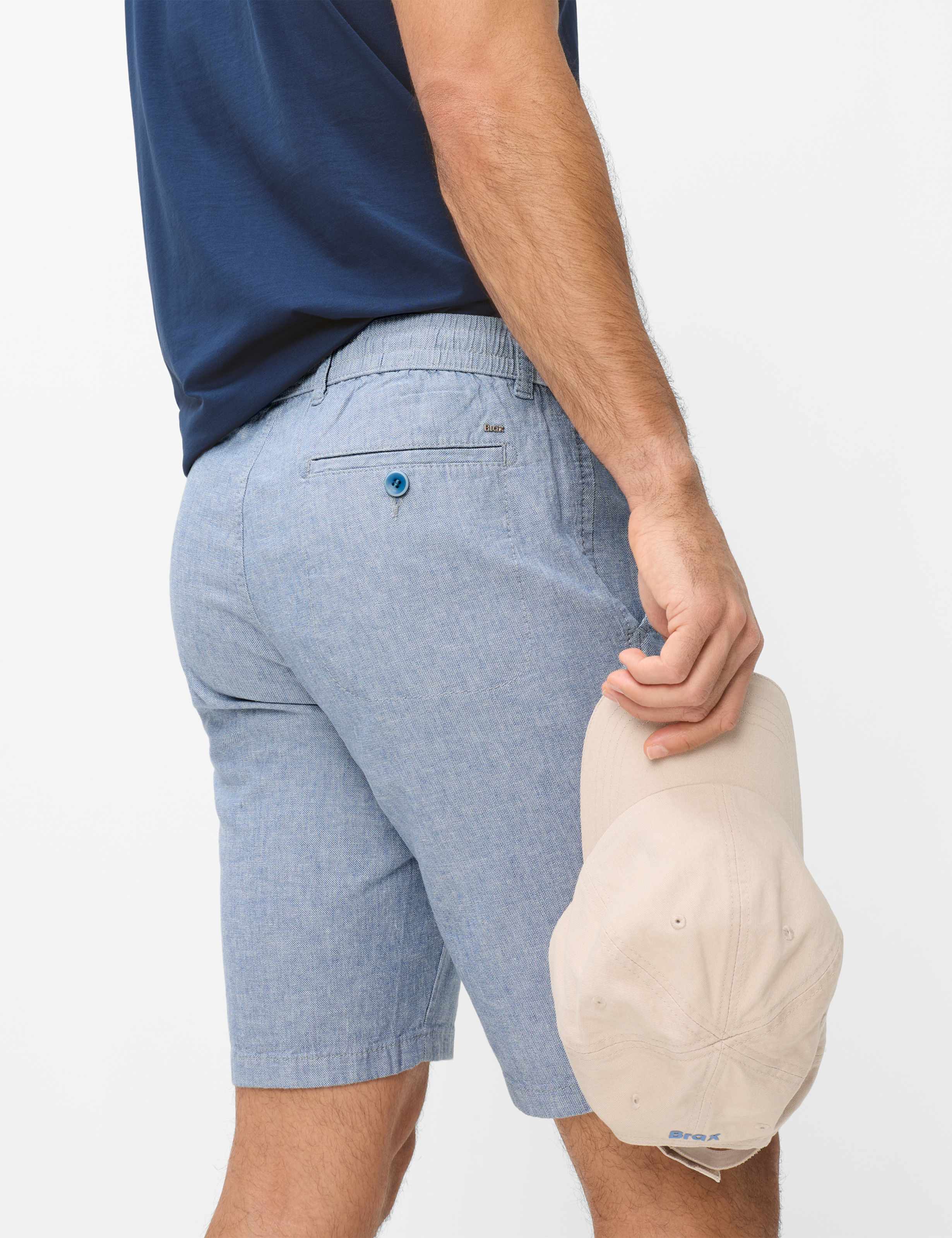 Herren Style BALU Blau Modern Fit Detail 1