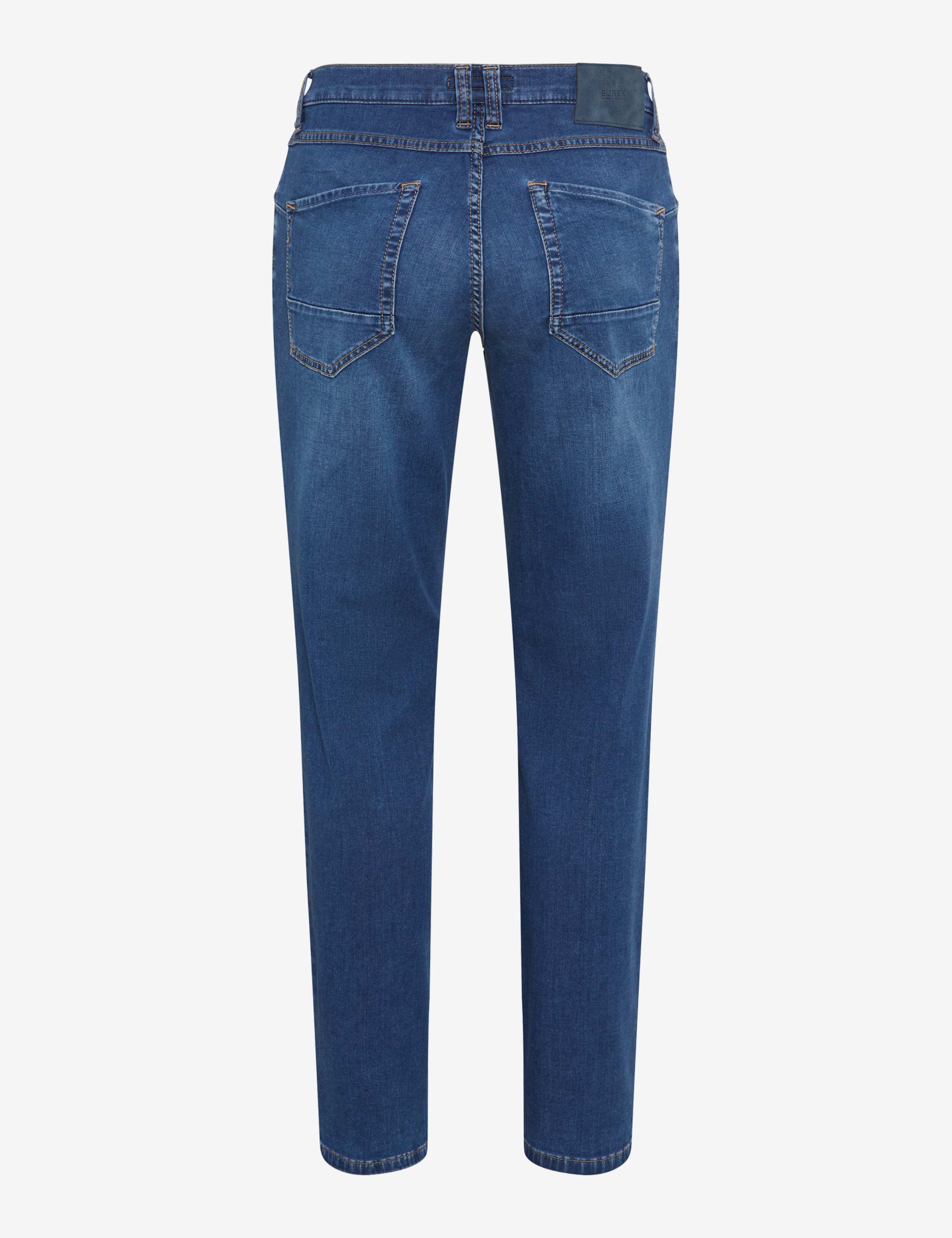 Men Style LASSE Denim Blue Modern Fit Stand-alone rear view