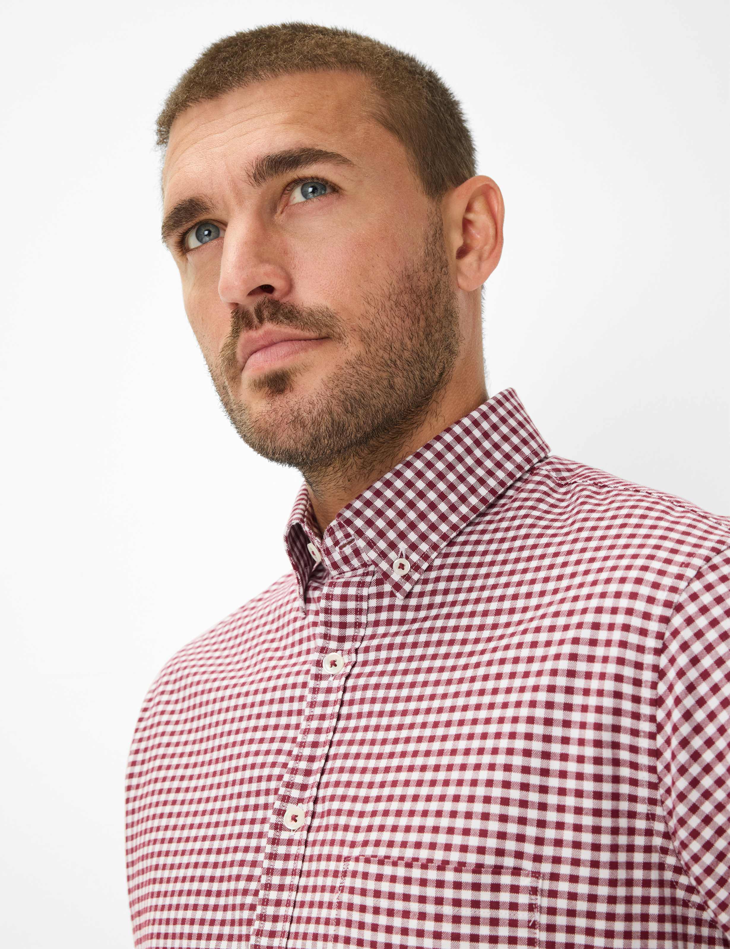 Herren Style DANIEL Dunkelrot  Detail 2