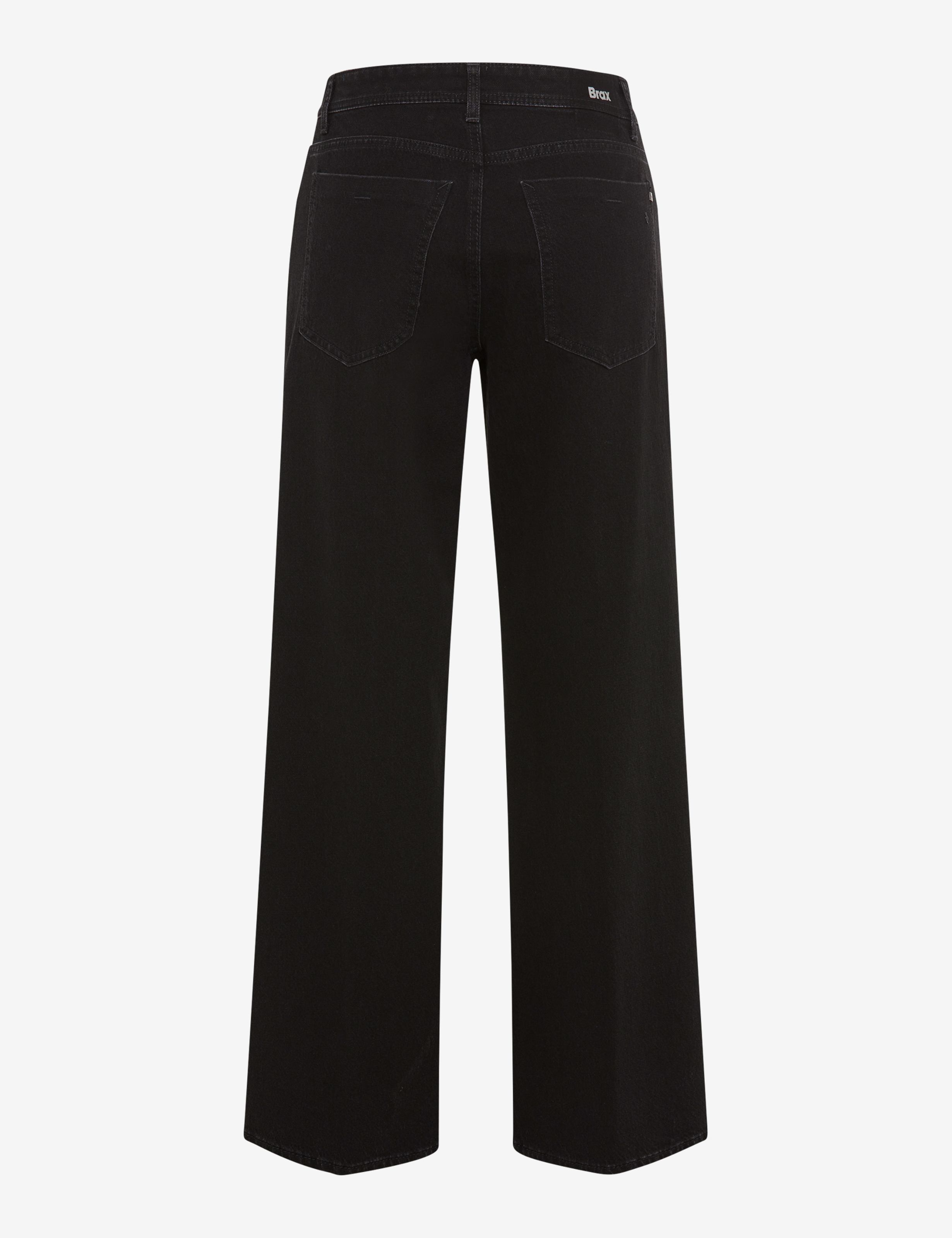 Women Style MORGAN Denim Black Wide Leg Stand-alone rear view