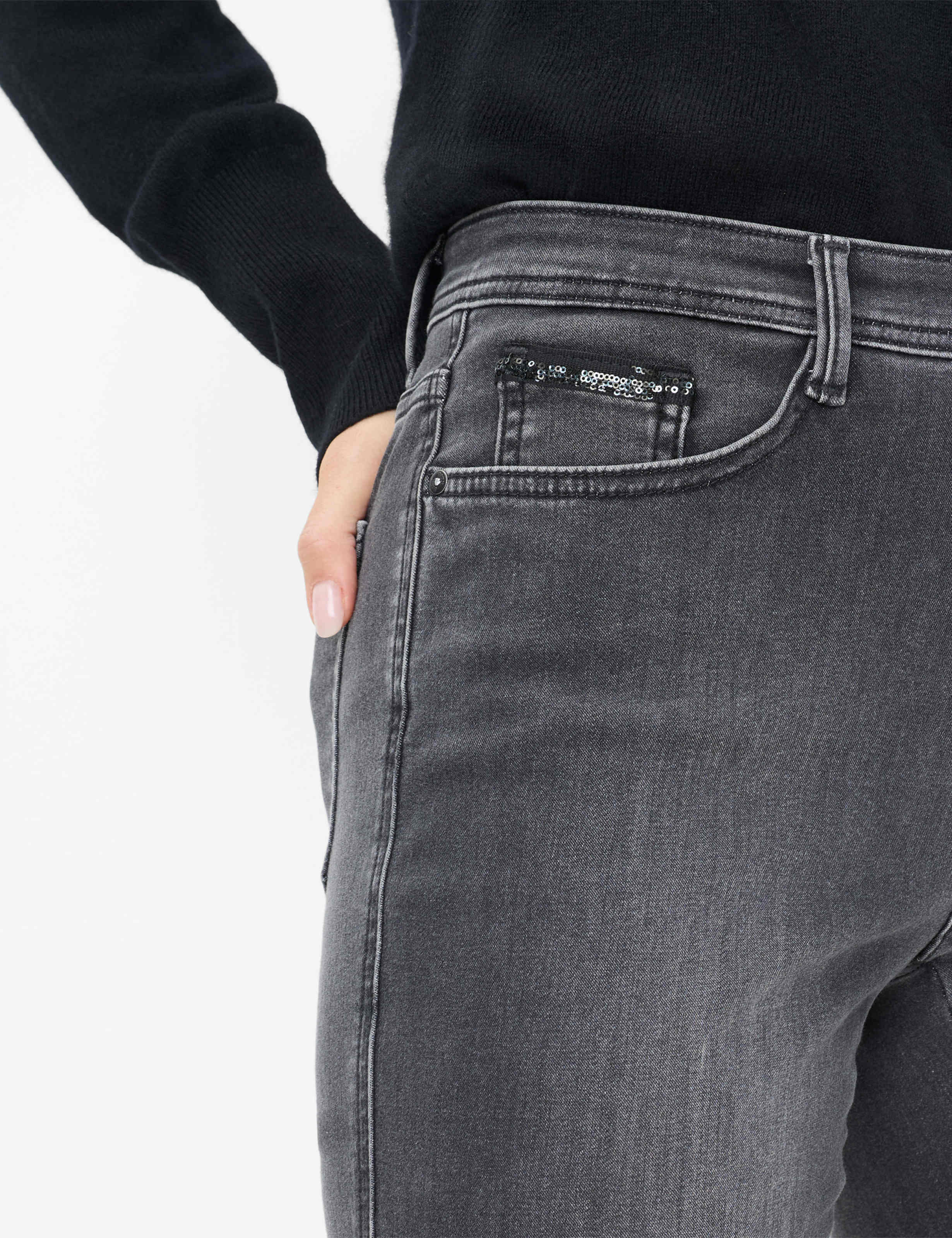 Dames Style MARY Mediumgrijs Regular Fit Detail 2