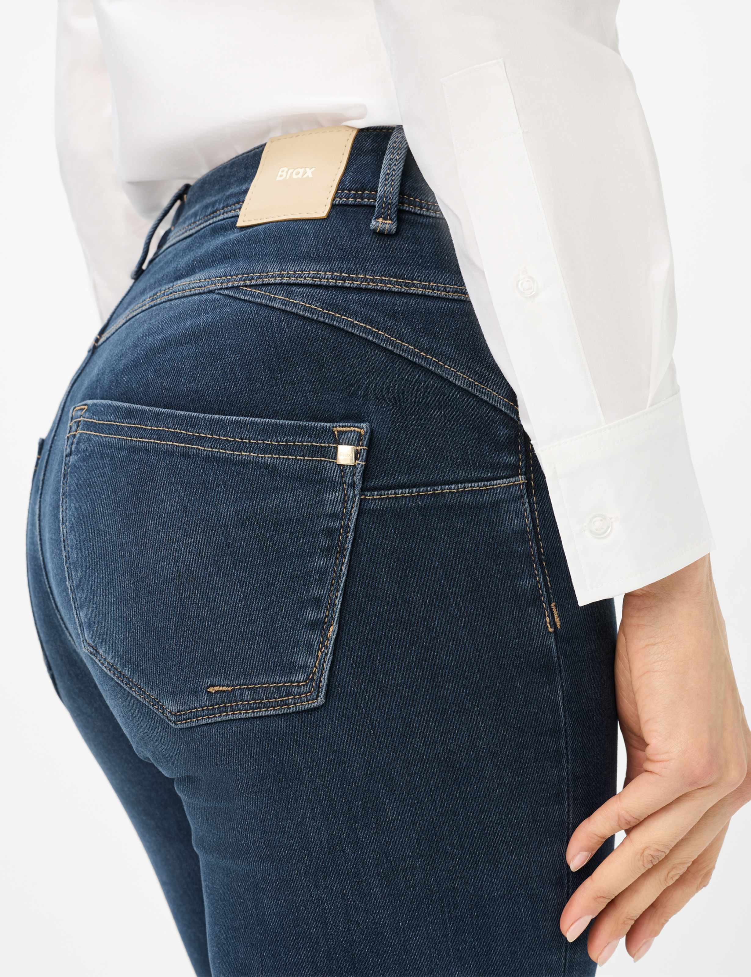 Damen Style ANA Denim Dunkelblau Skinny Fit Detail 2
