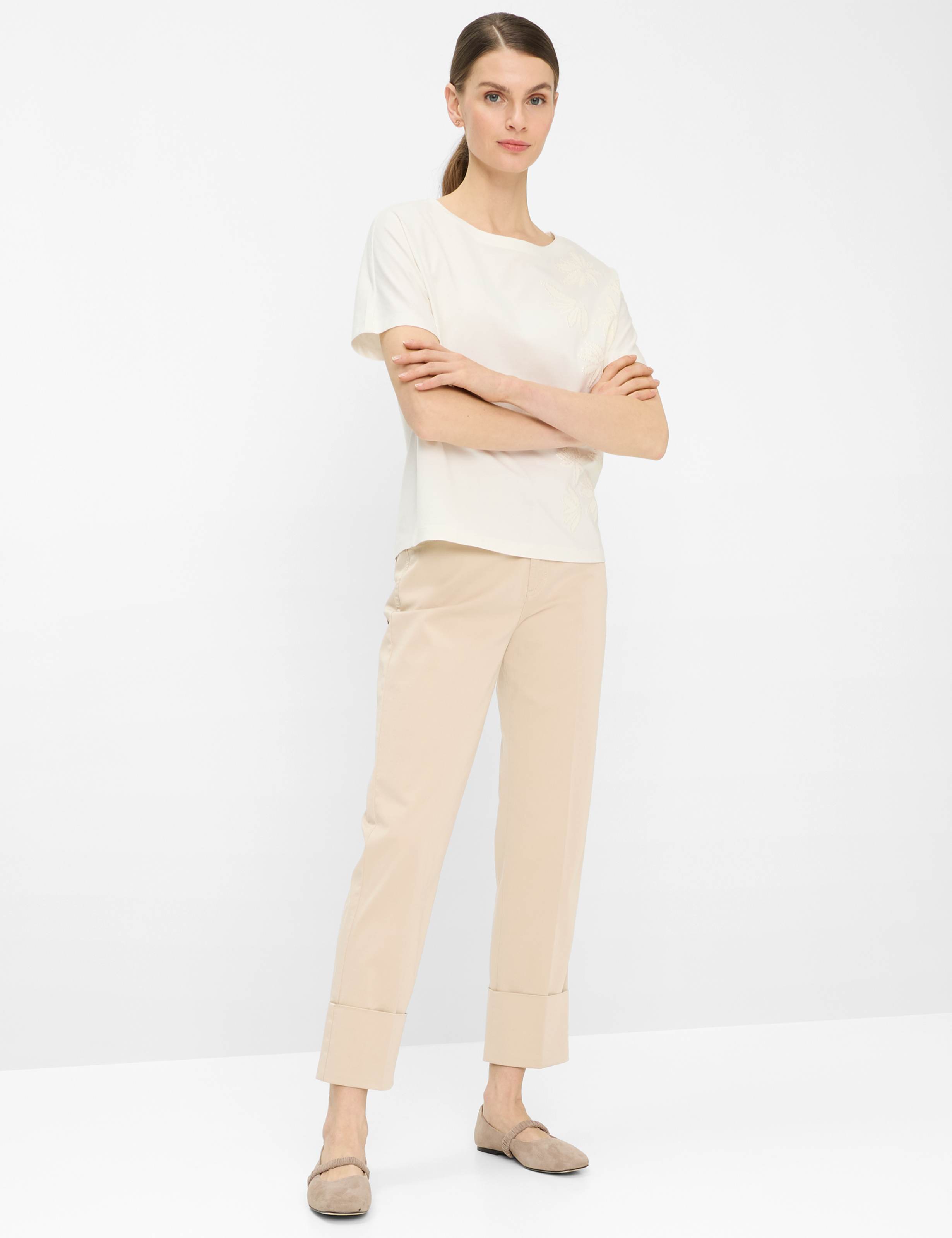 Dames Style CAELEN S Crème Wit  Model outfit