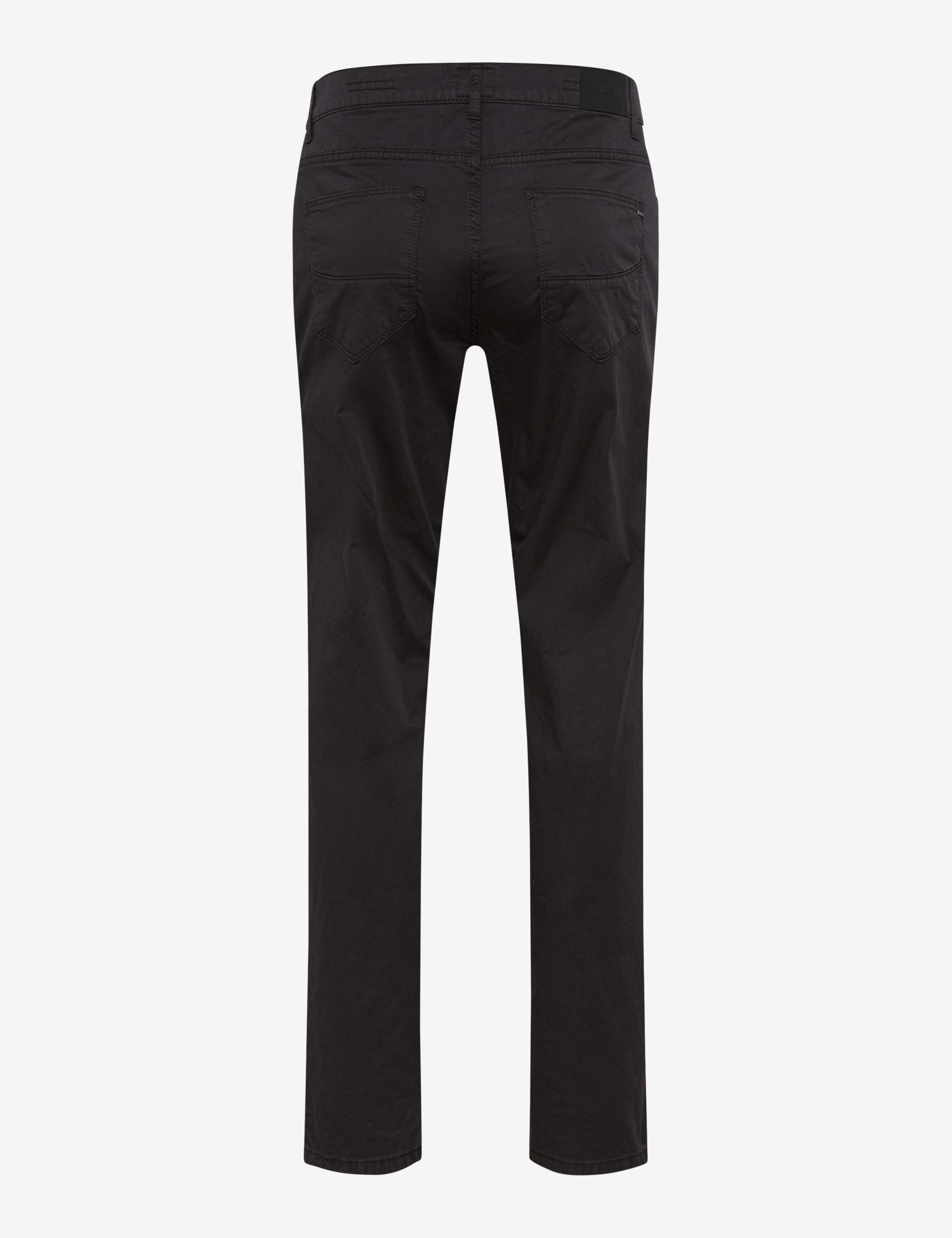 Herre Style CADIZ Sort Straight Fit Udskæring bagpå