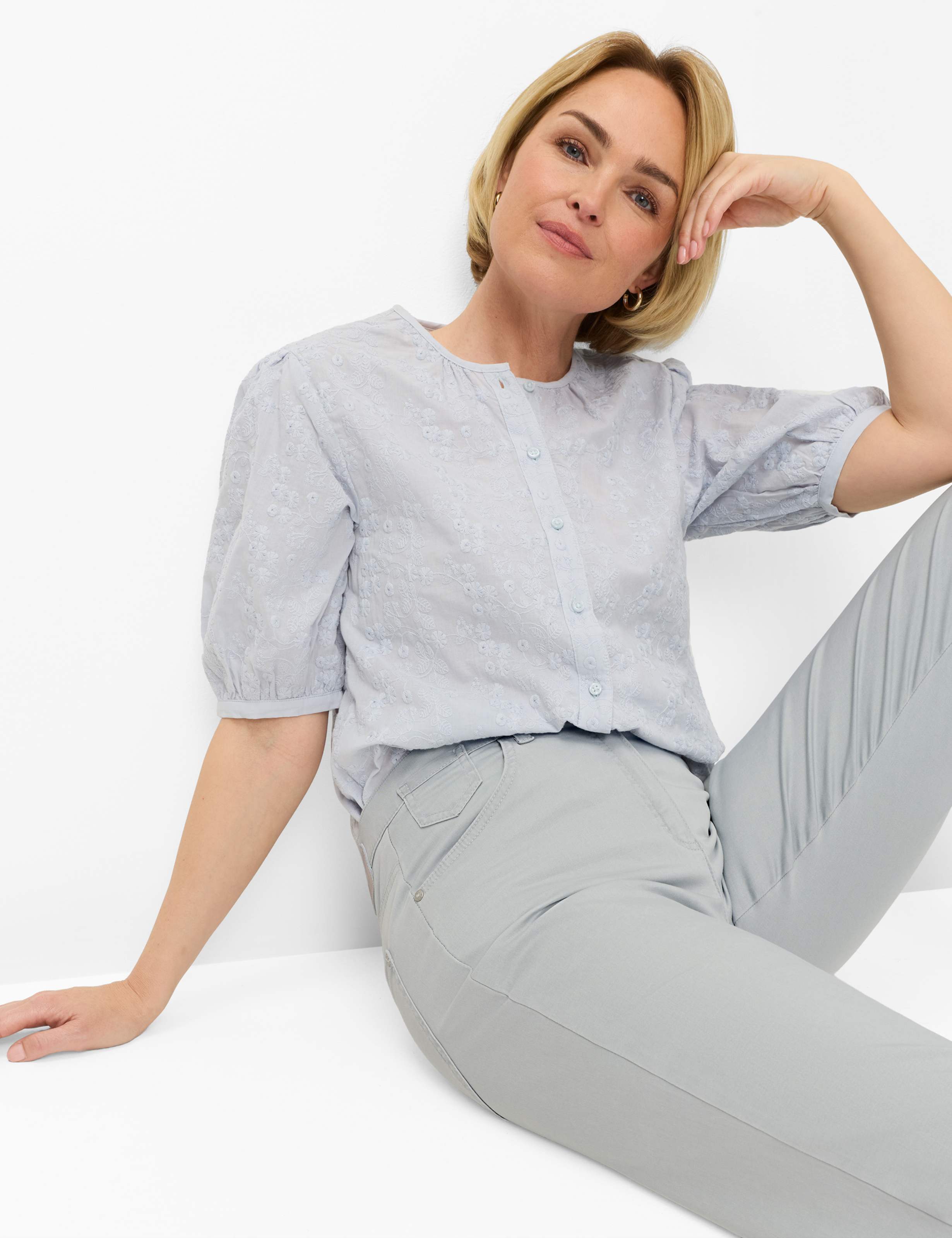 Damen Style CORRY Grau Comfort Plus Fit Detail 1