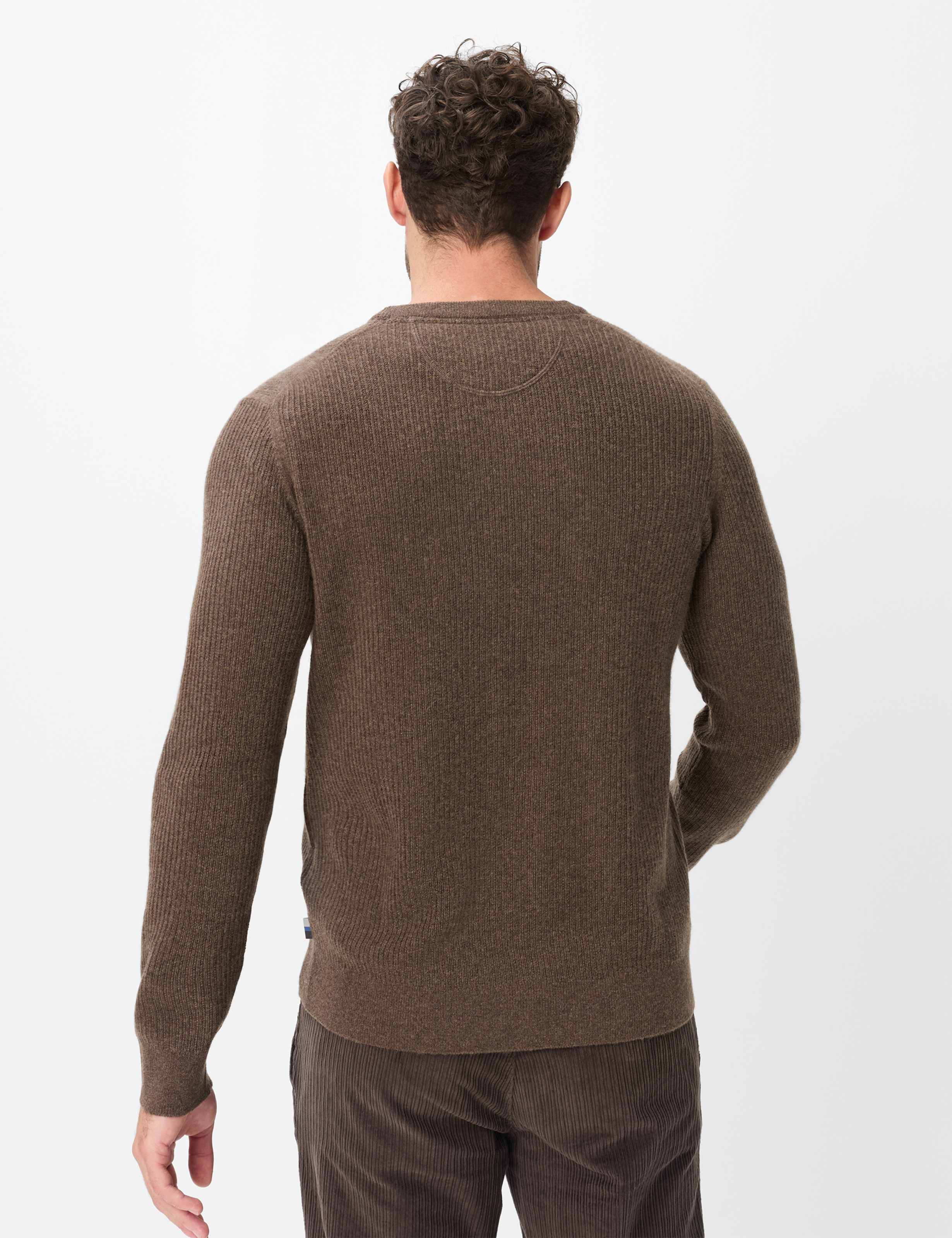 Homme Style RICK Marron Foncé  Dos mannequin