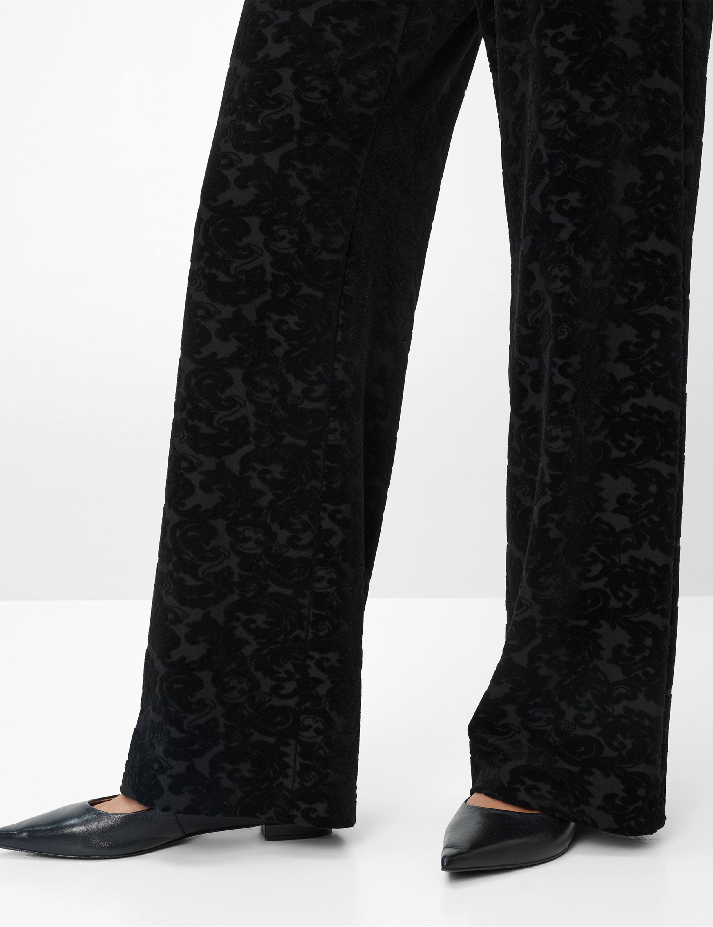 Damen Style MAINE Schwarz Wide Leg Detail 2