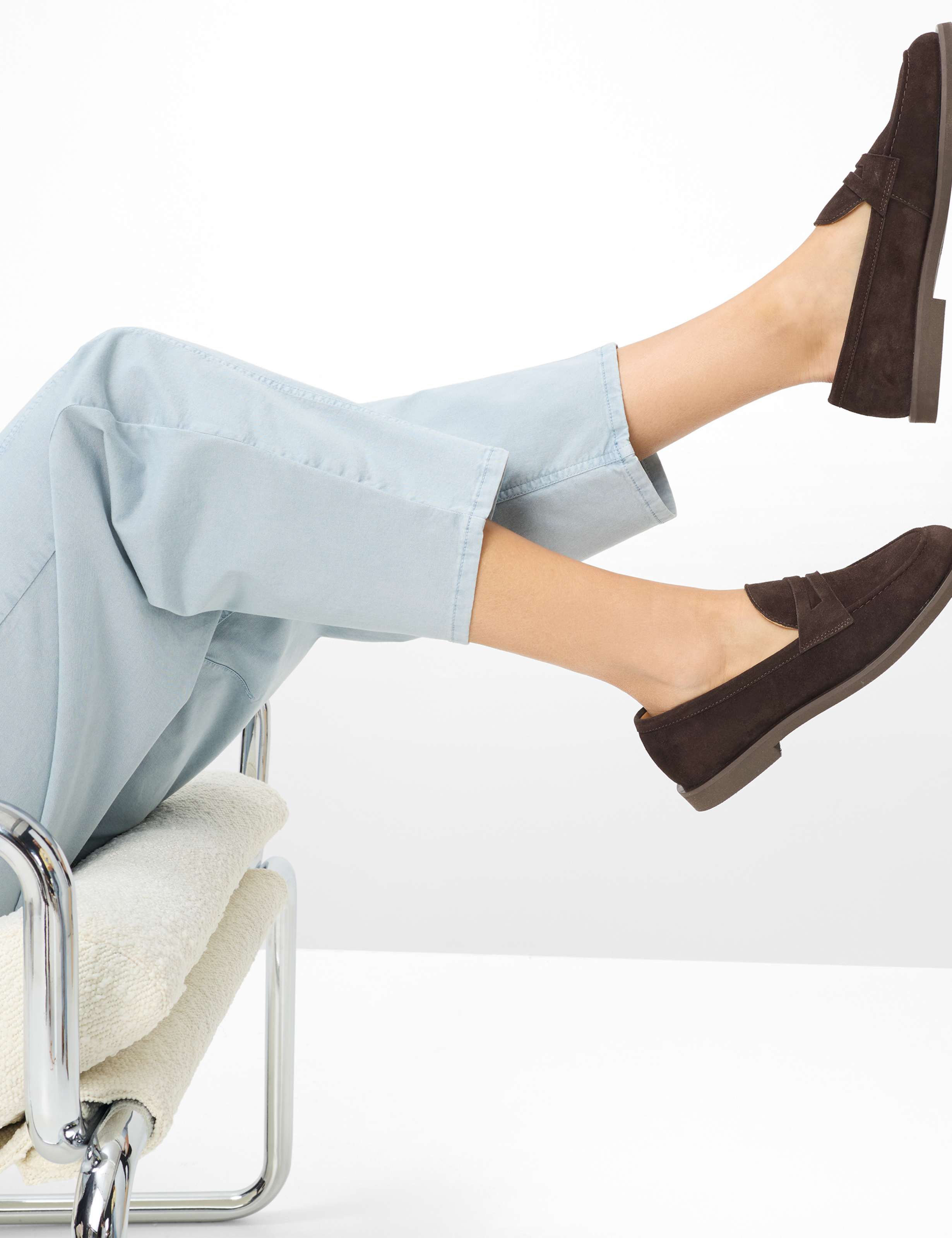 Dames Style MEGAN S Lichtblauw Relaxed Fit Detail 1