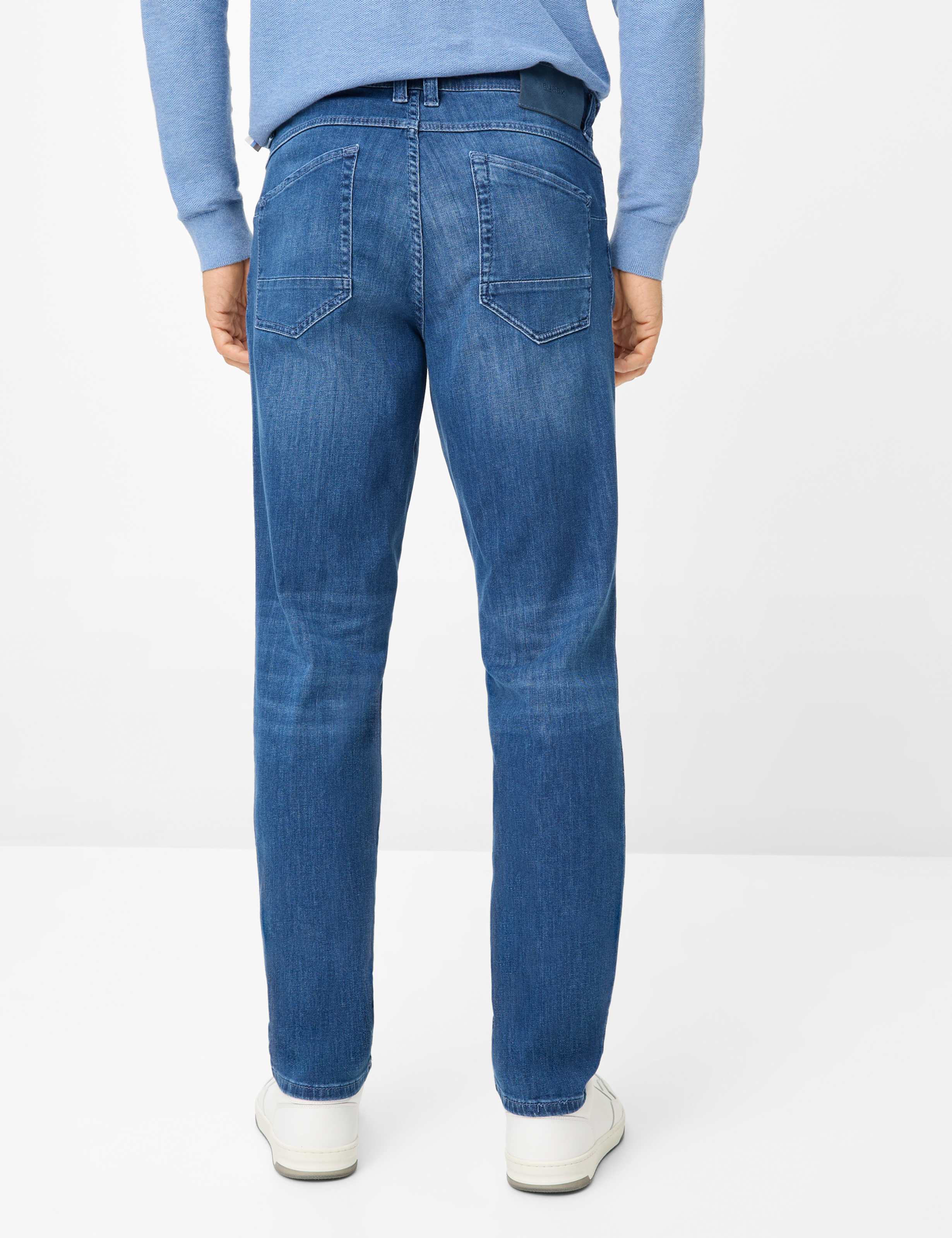 Herren Style LASSE Denim Blau Regular Fit Model Rueck