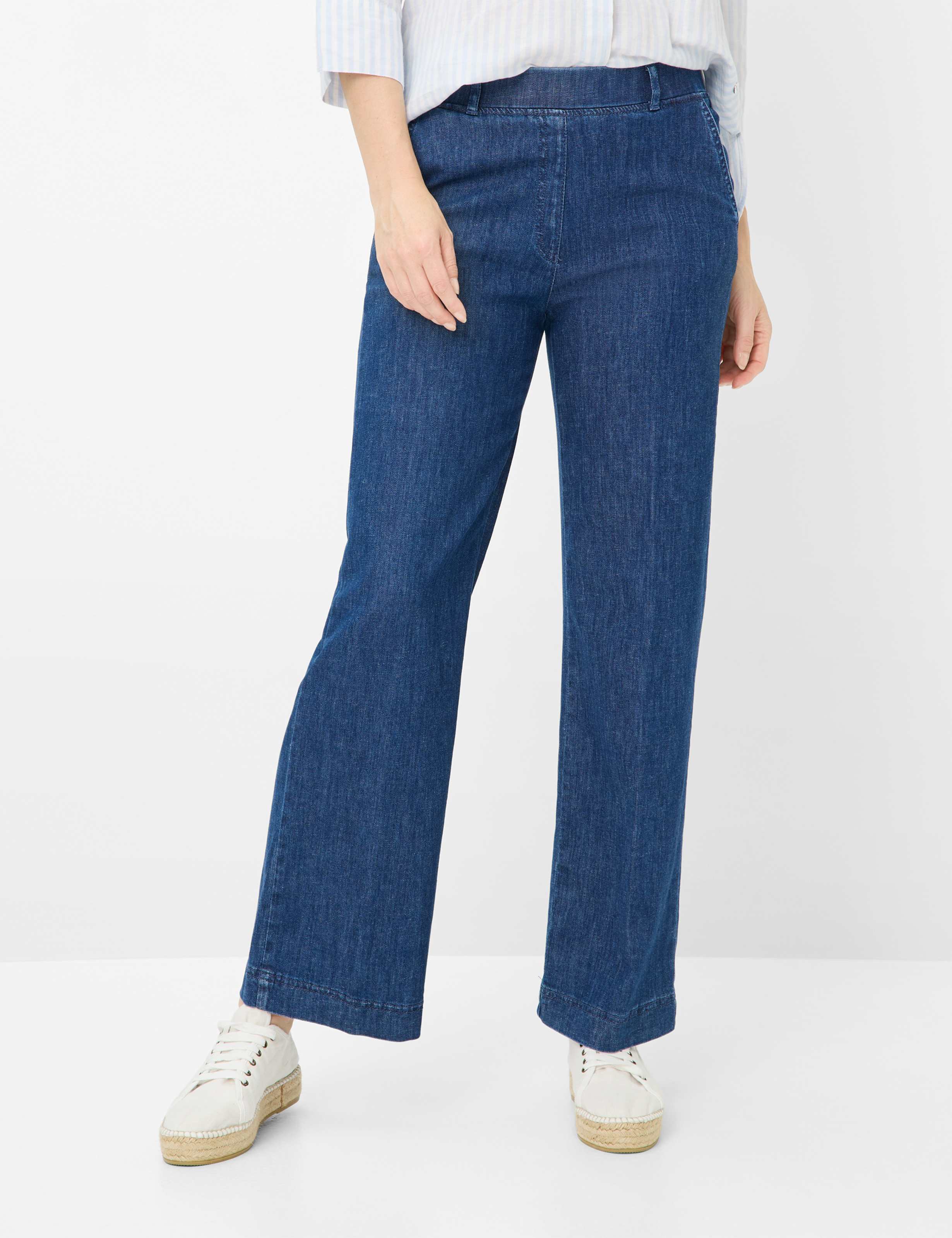 Tinten blauw, Dames, Style PAM FLARED, MODEL_FRONT_ISHOP