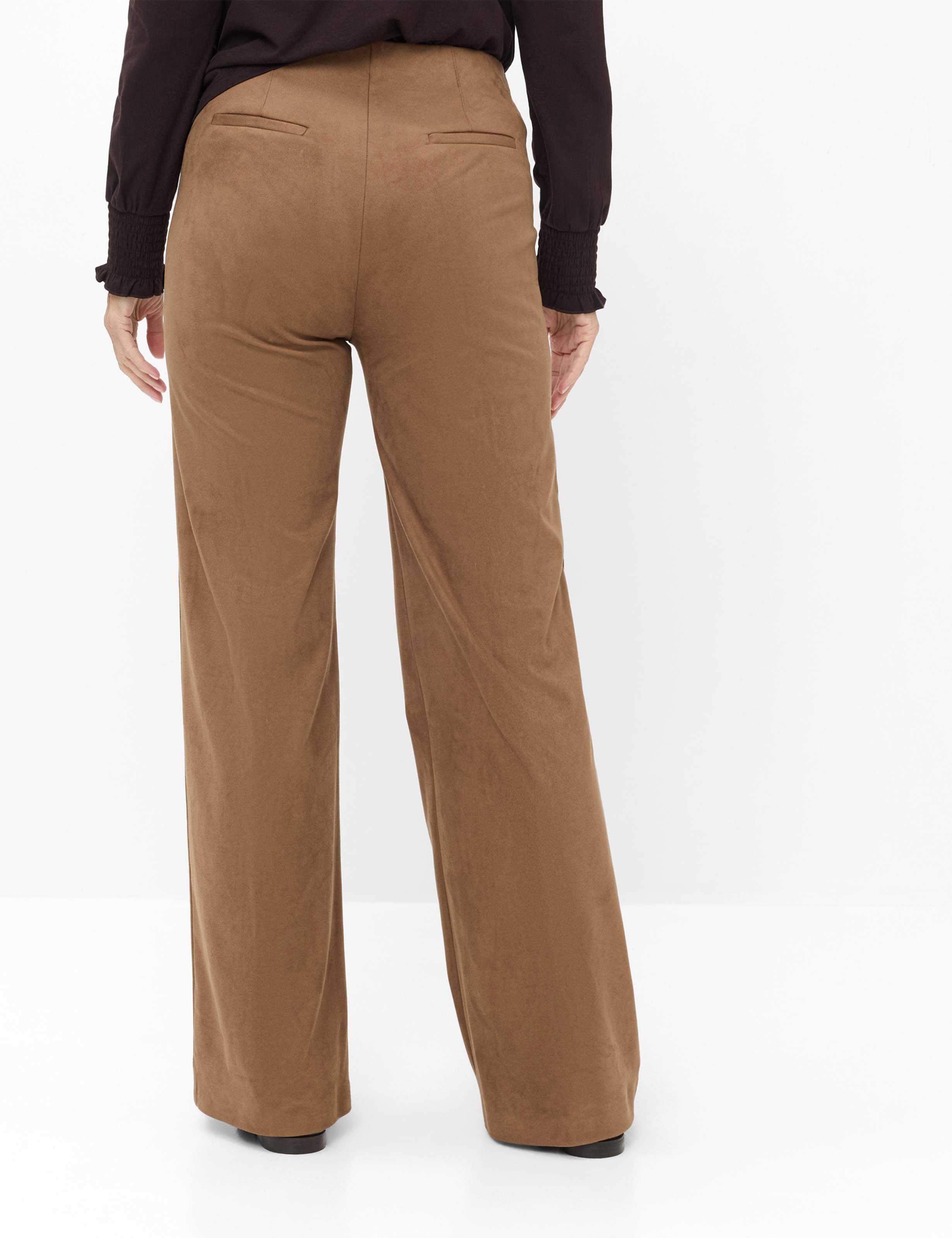 Women Style LILLYTH FLARED Brown Super Slim fit Model back