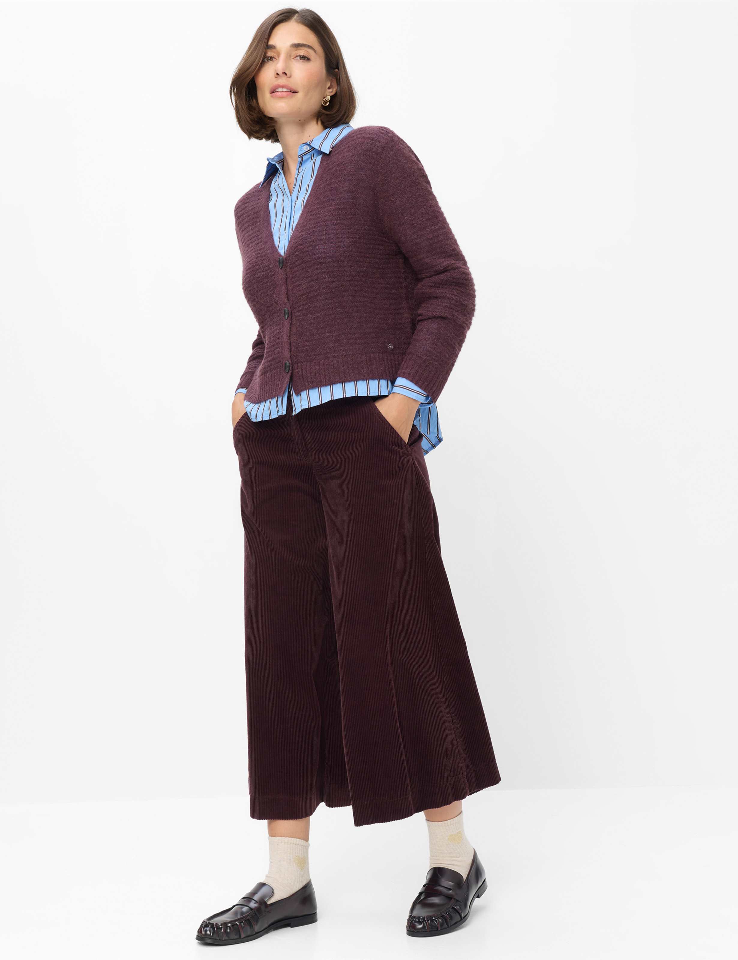Dame Style ALICIA Mørk Lilla  Model Outfit