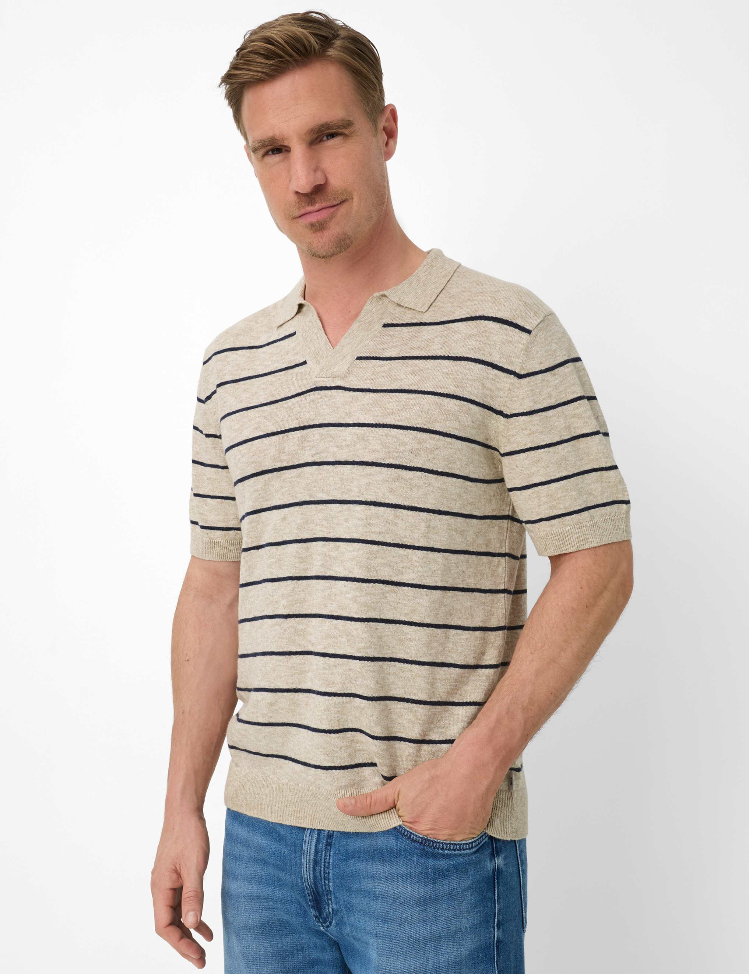 Herren Style PASCAL Beige  Model Front
