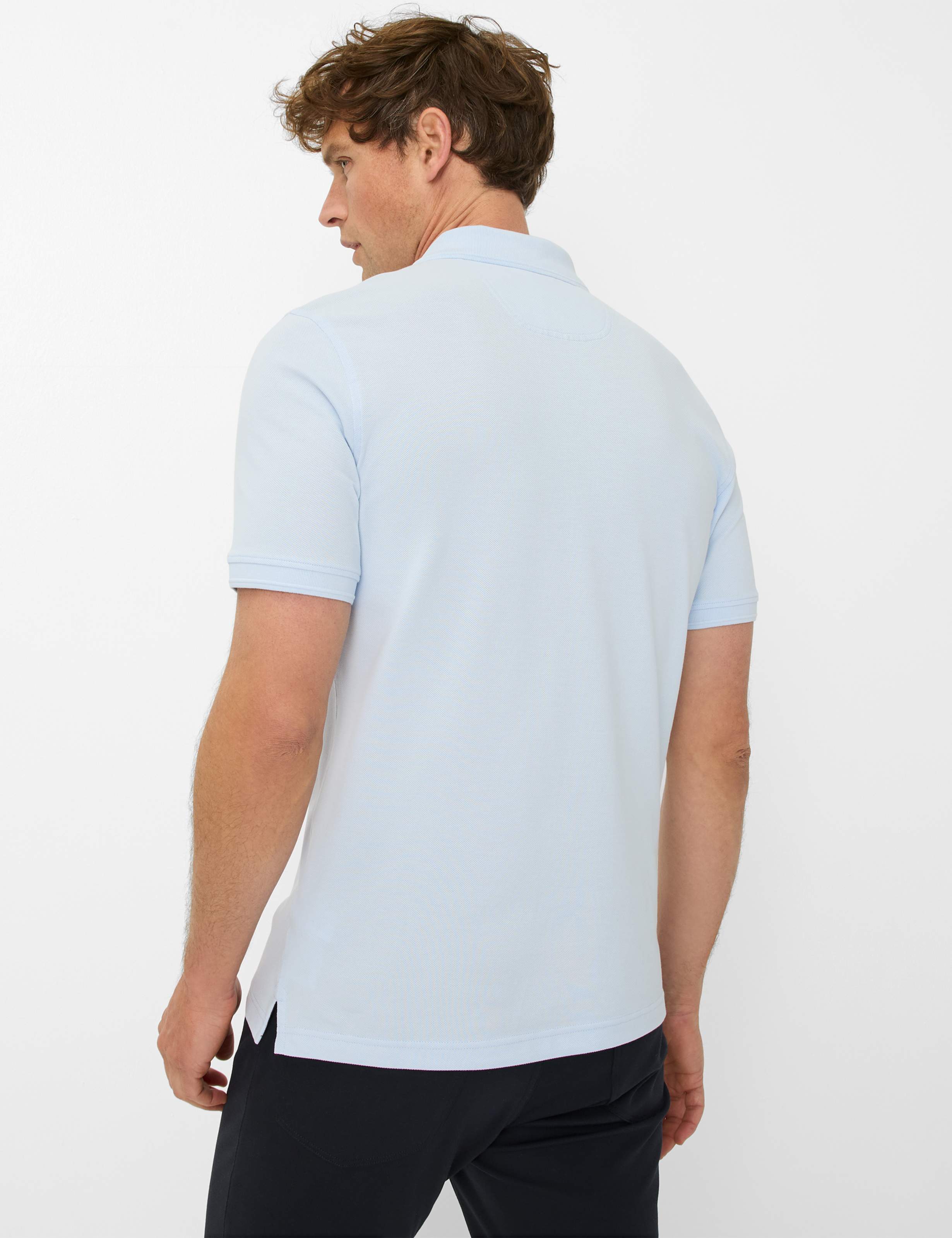 Men Style PETE Light Blue  Model back