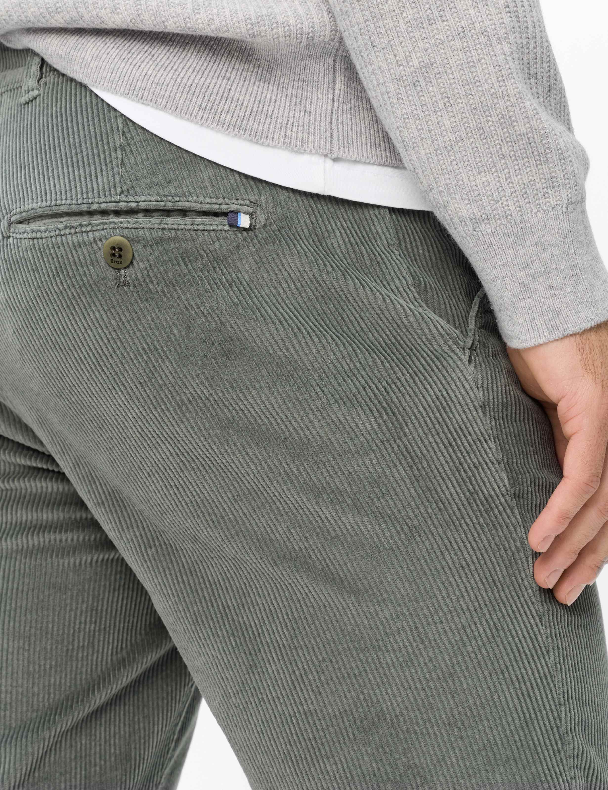 Homme Style FABIO Vert Modern Fit Détail 2