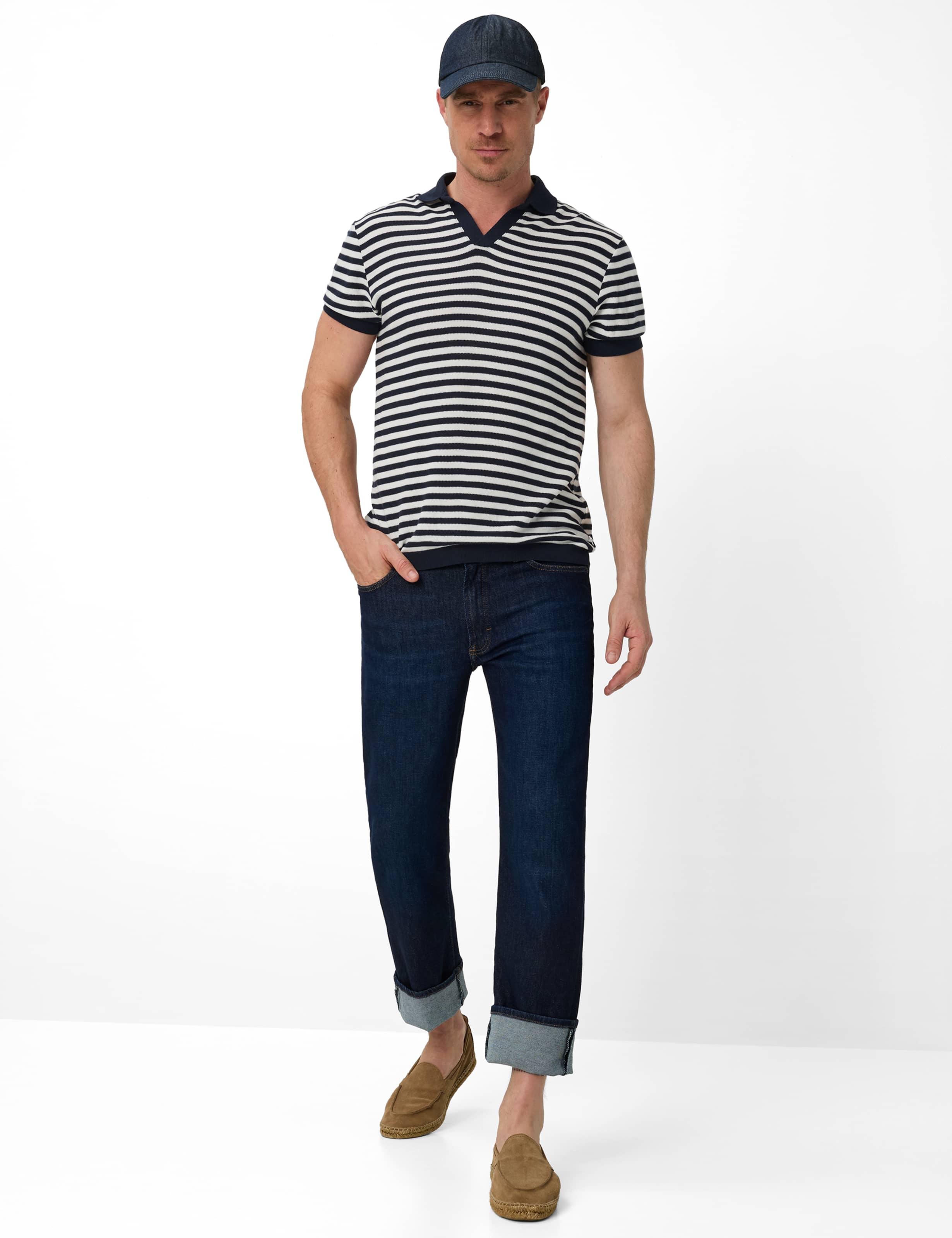 Herren Style PAZ Dunkelblau  Model Outfit