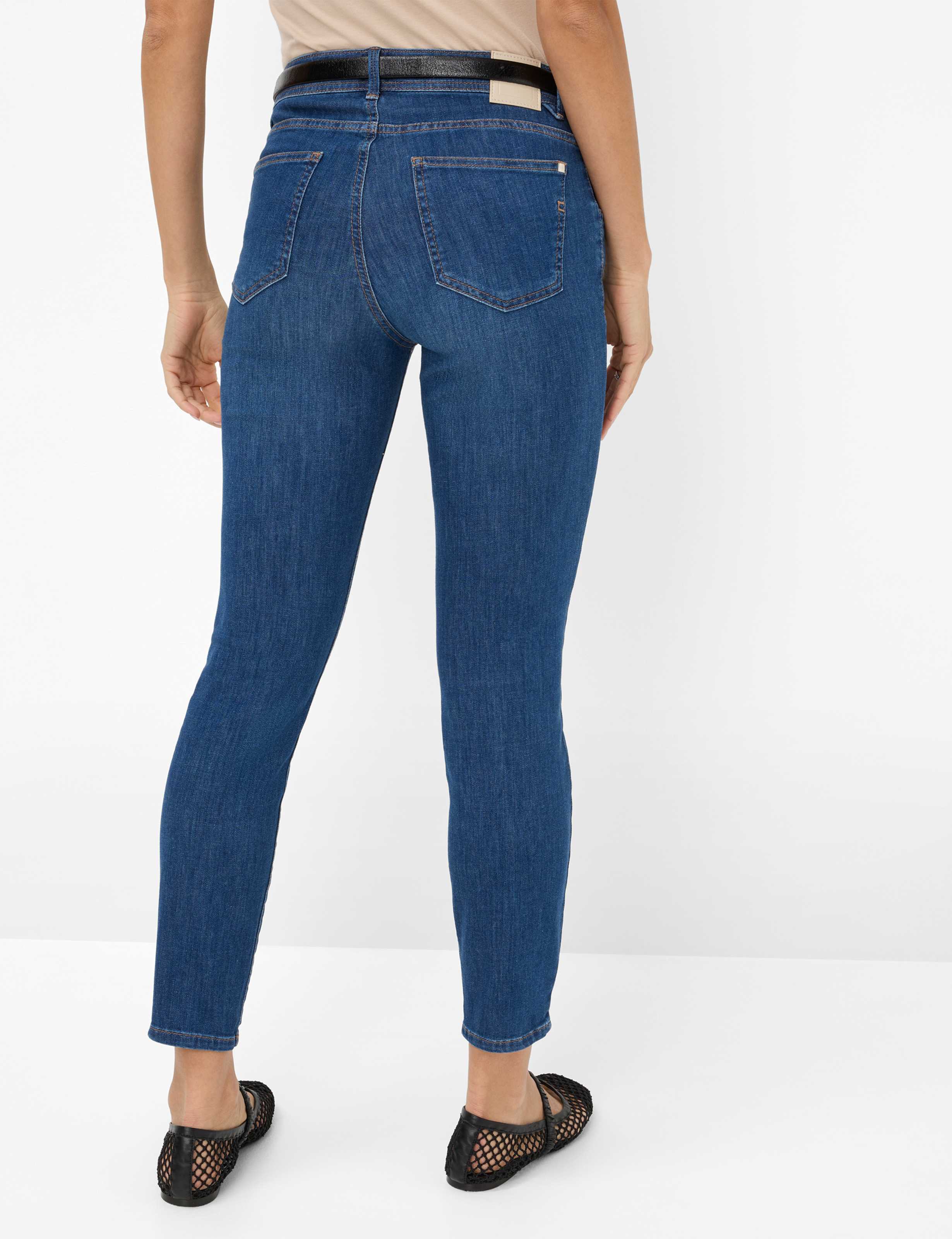 Women Style SHAKIRA S Denim Blue Slim Fit Model back