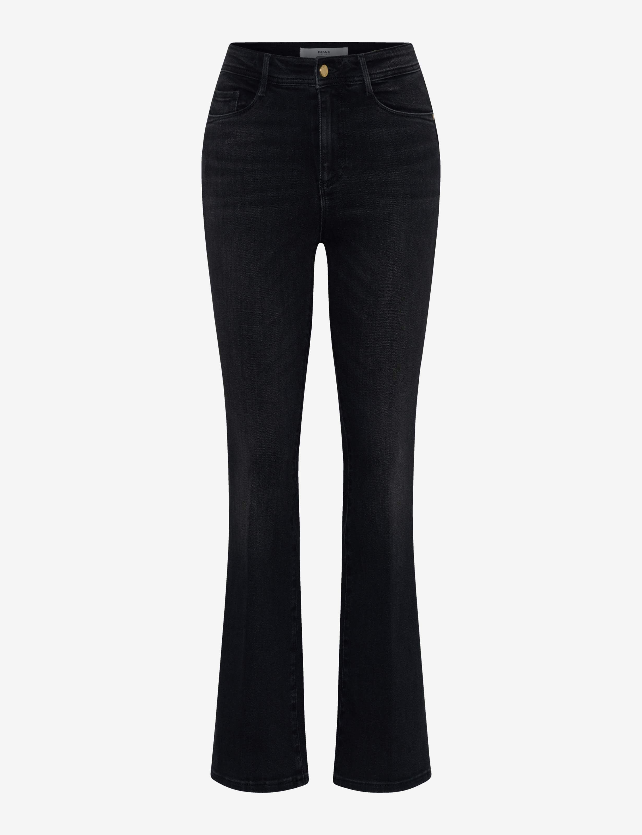 Women Style ANA USED BLACK BLACK Skinny Fit Stand-alone front view