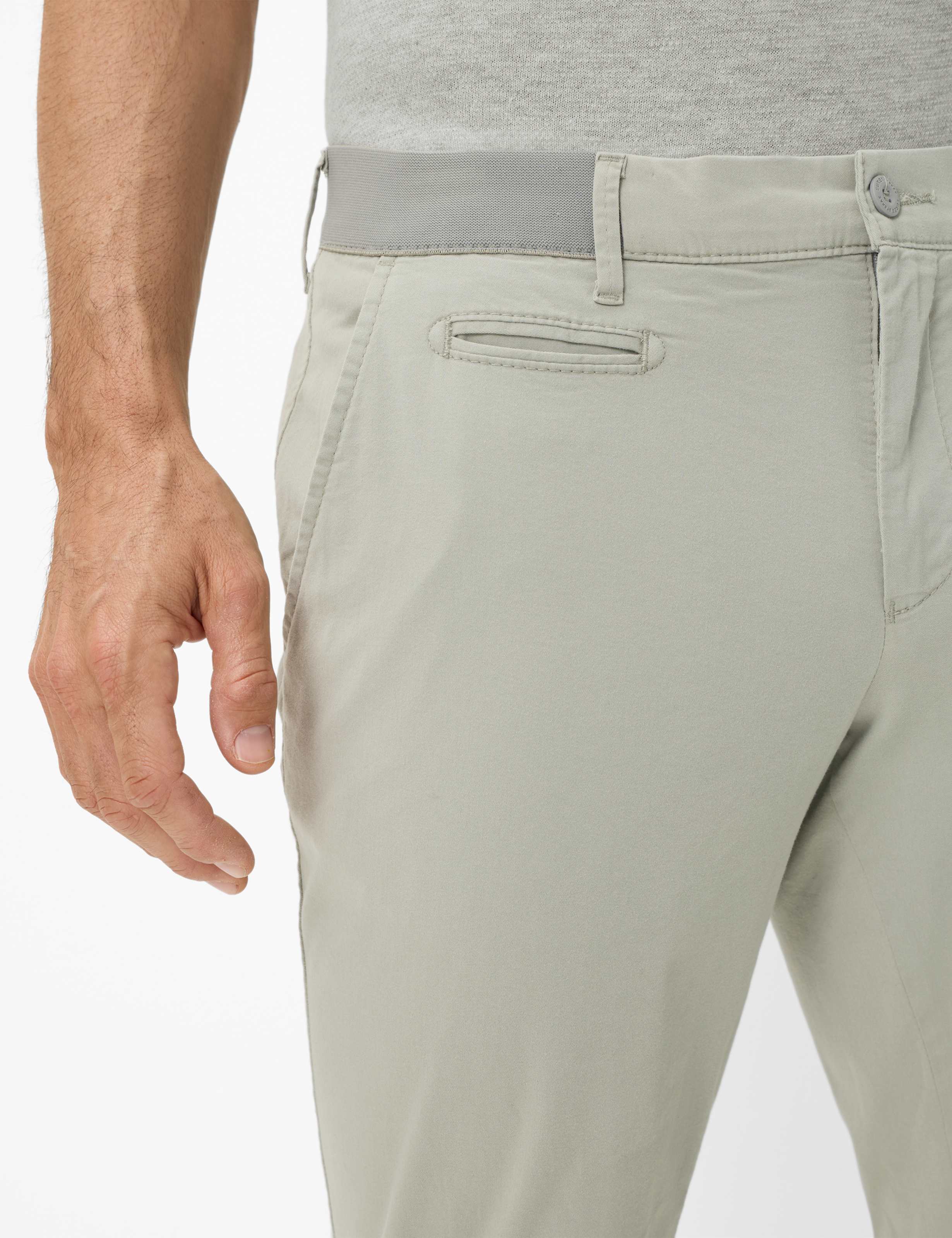 Homme Style TORGE Vert - Khaki Regular Fit Détail 2