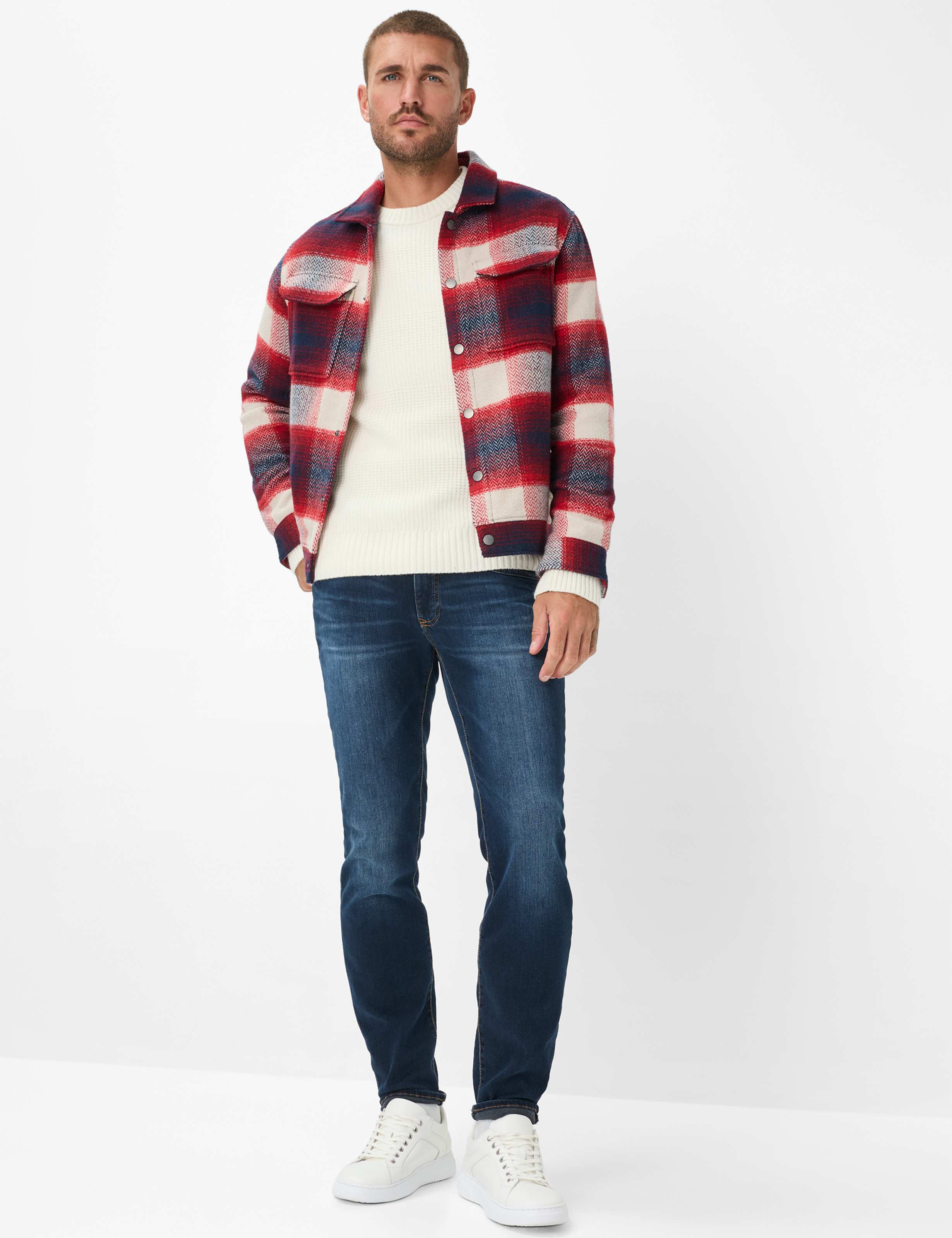 Herren Style RICK Cremeweiß  Model Outfit