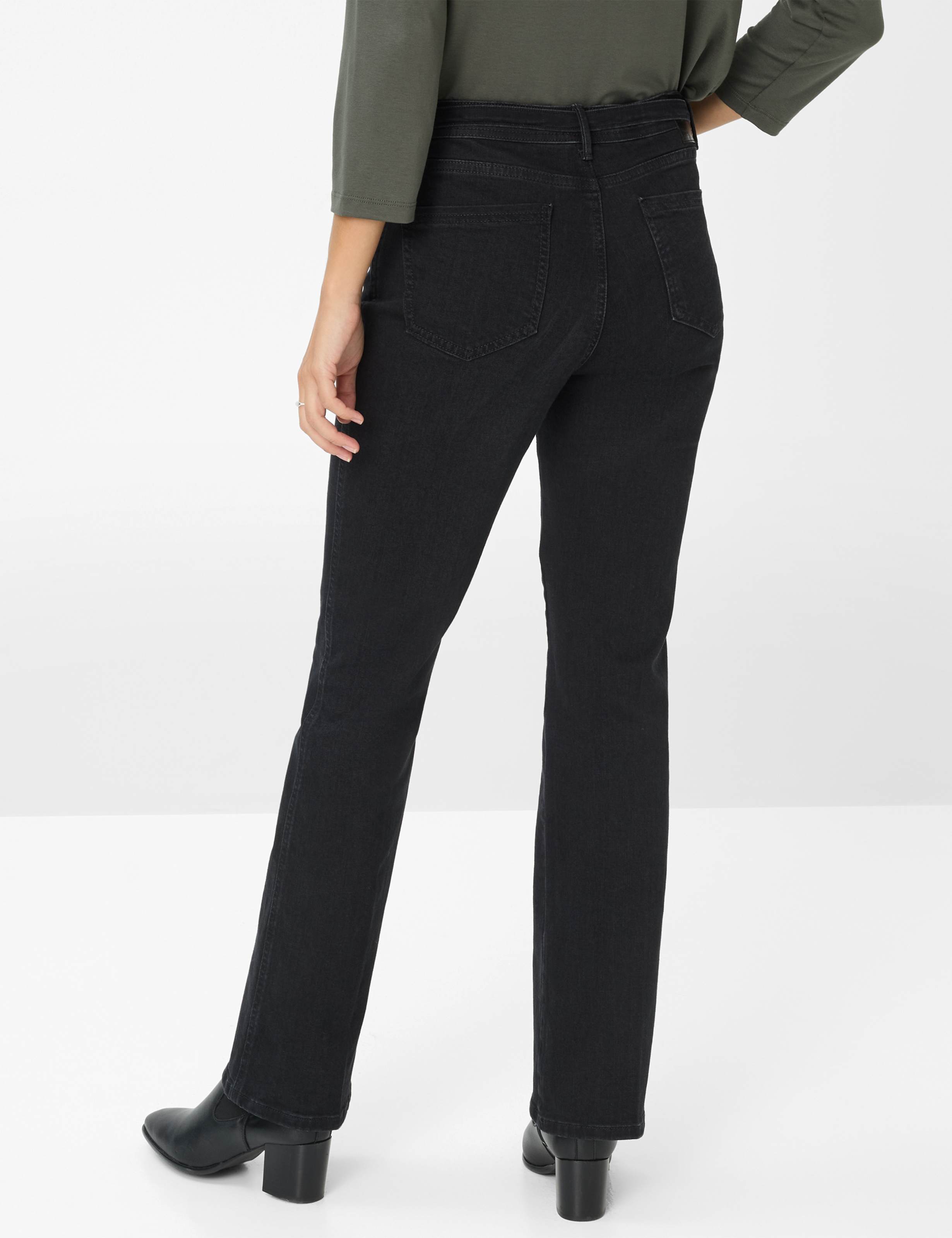 Damen Style MARY Denim Schwarz Regular Fit Model Rueck