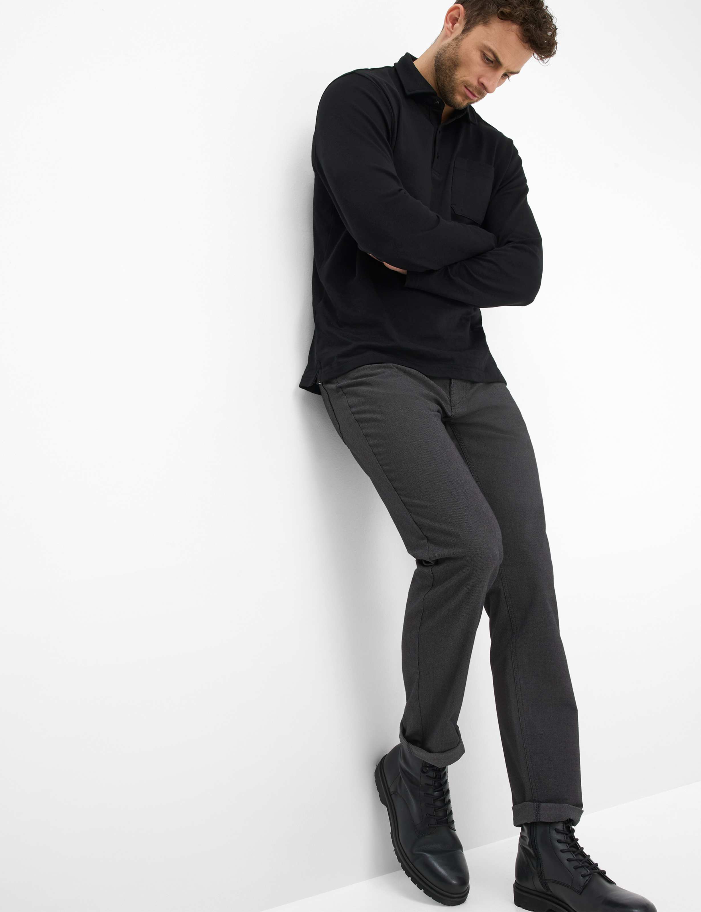 Homme Style CHUCK Noir Permanent Modern Fit Détail 1